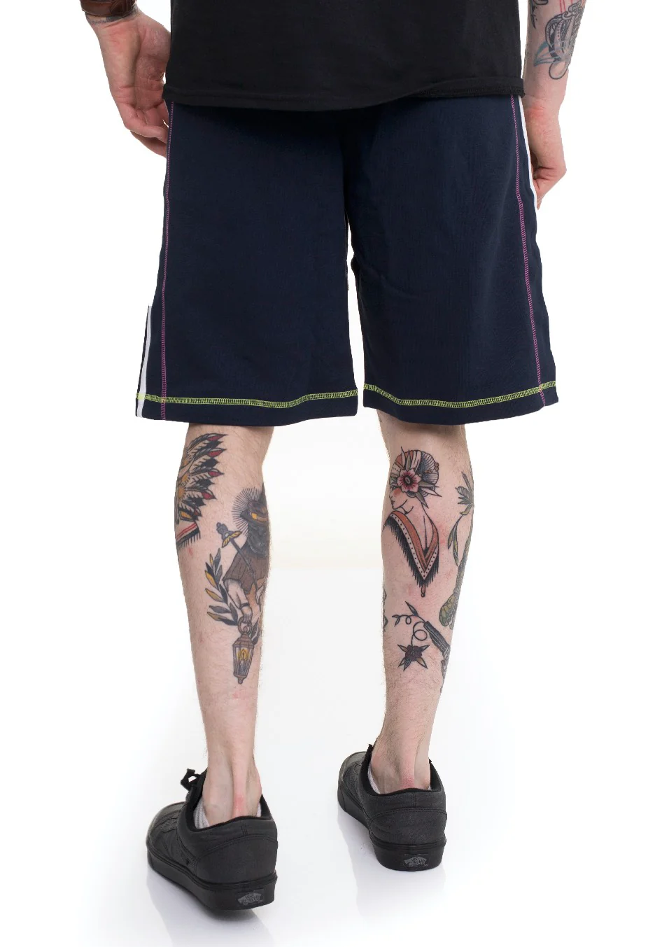 Cntrst Stitch S Collegiate Navy - Shorts - Image 3