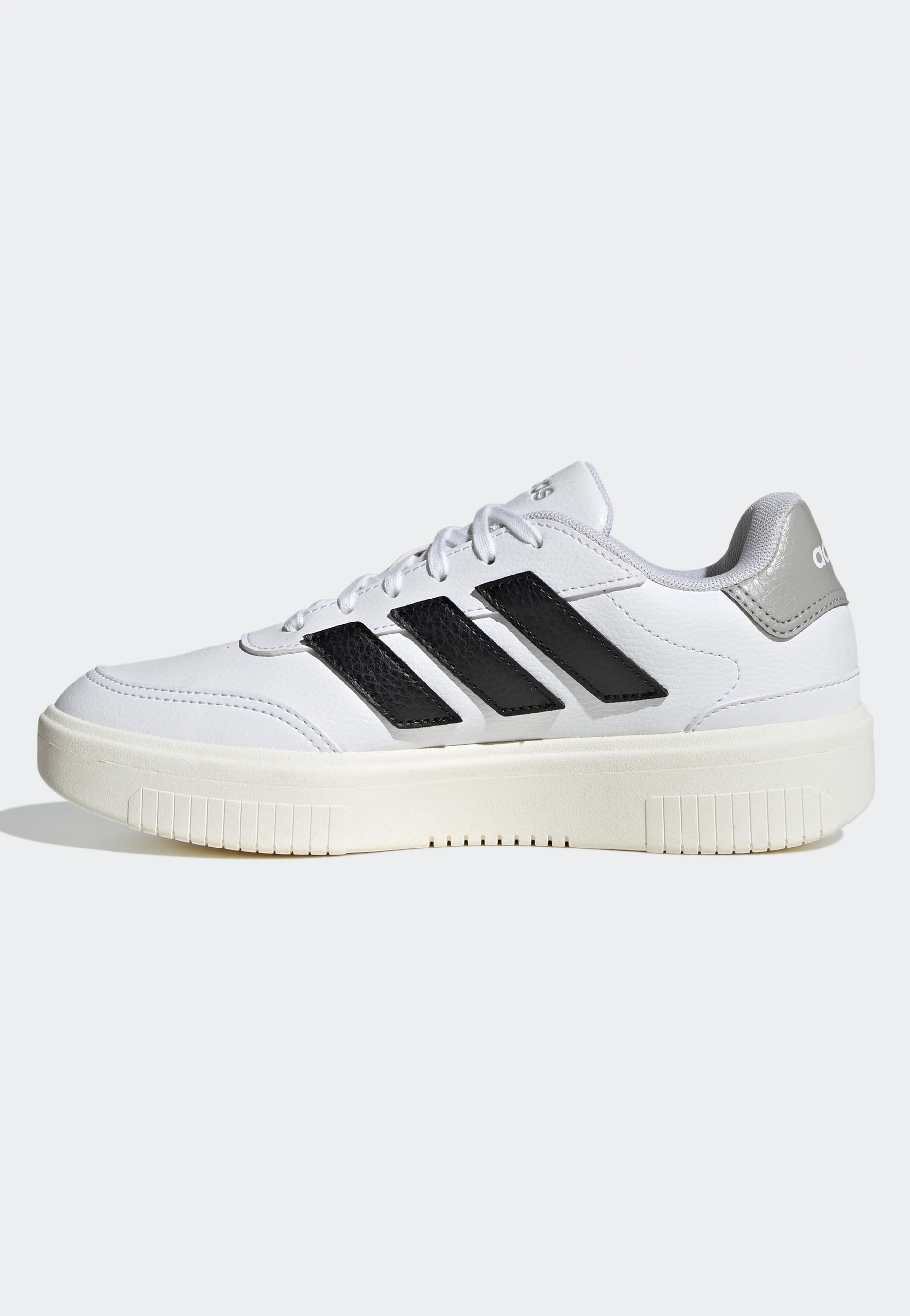 Courtblock Bold Ftwwht/Cblack/Gretwo - Girl Shoes - Image 4