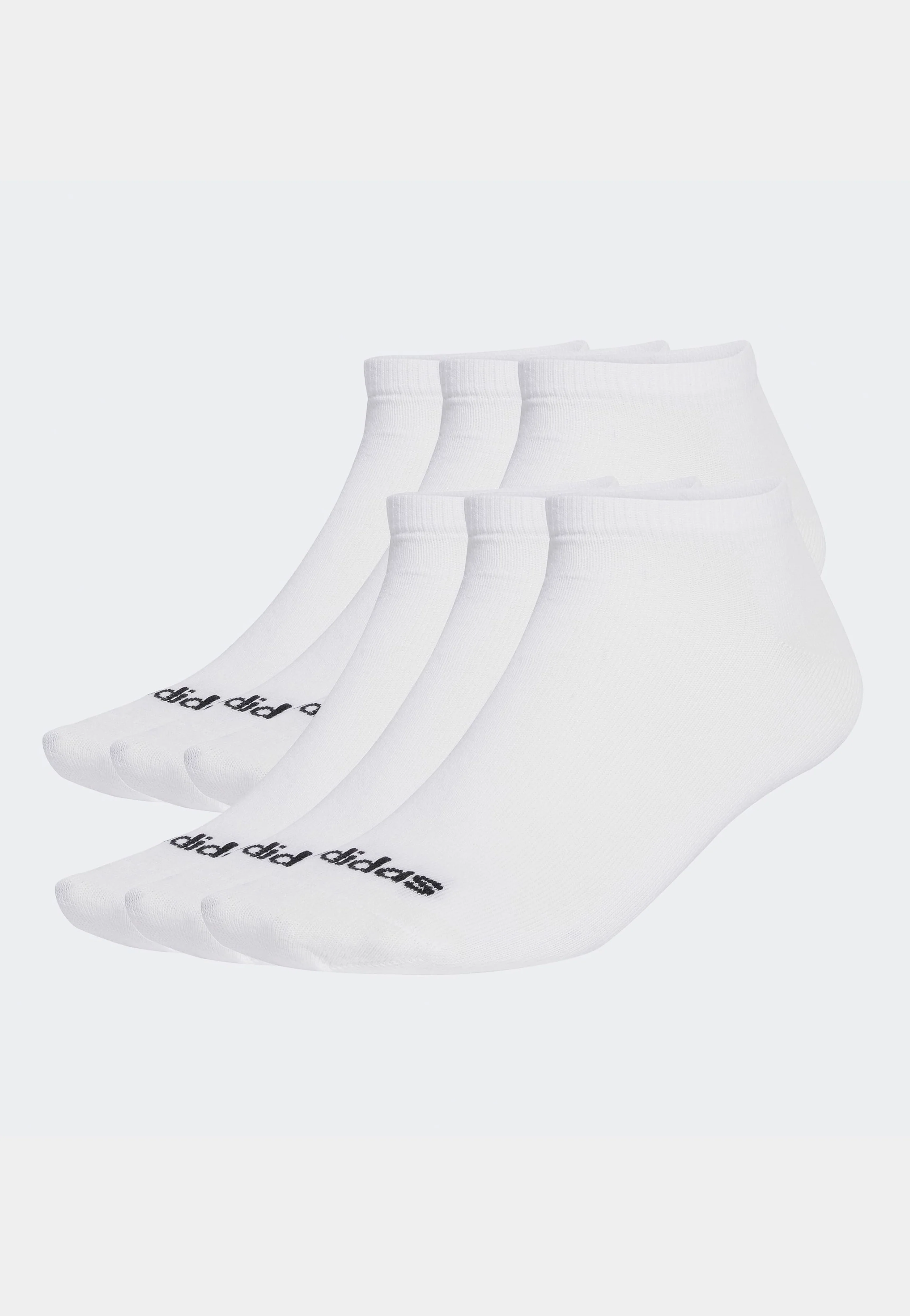 Linear Crew Pack Of 6 White/Black - Socks