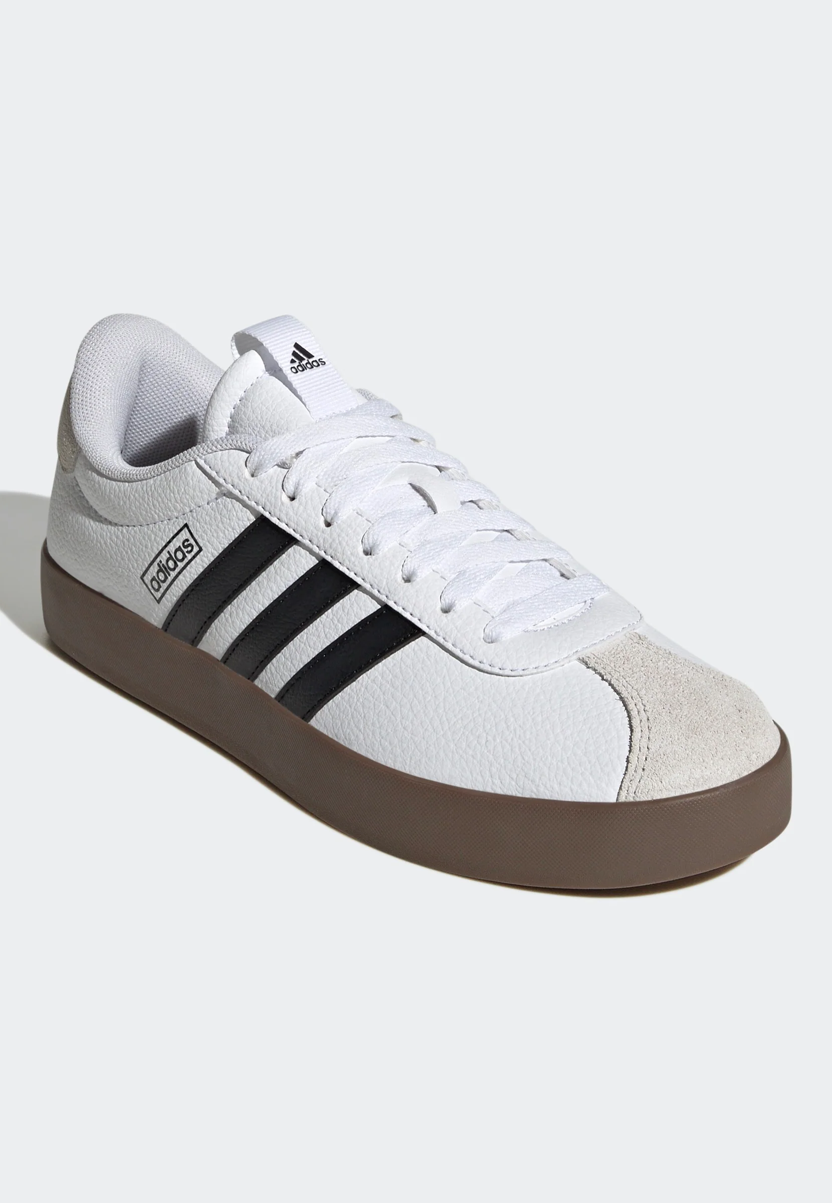 Vl Court 3.0 Ftwwht/Cblack/Greone - Girl Shoes - Image 12