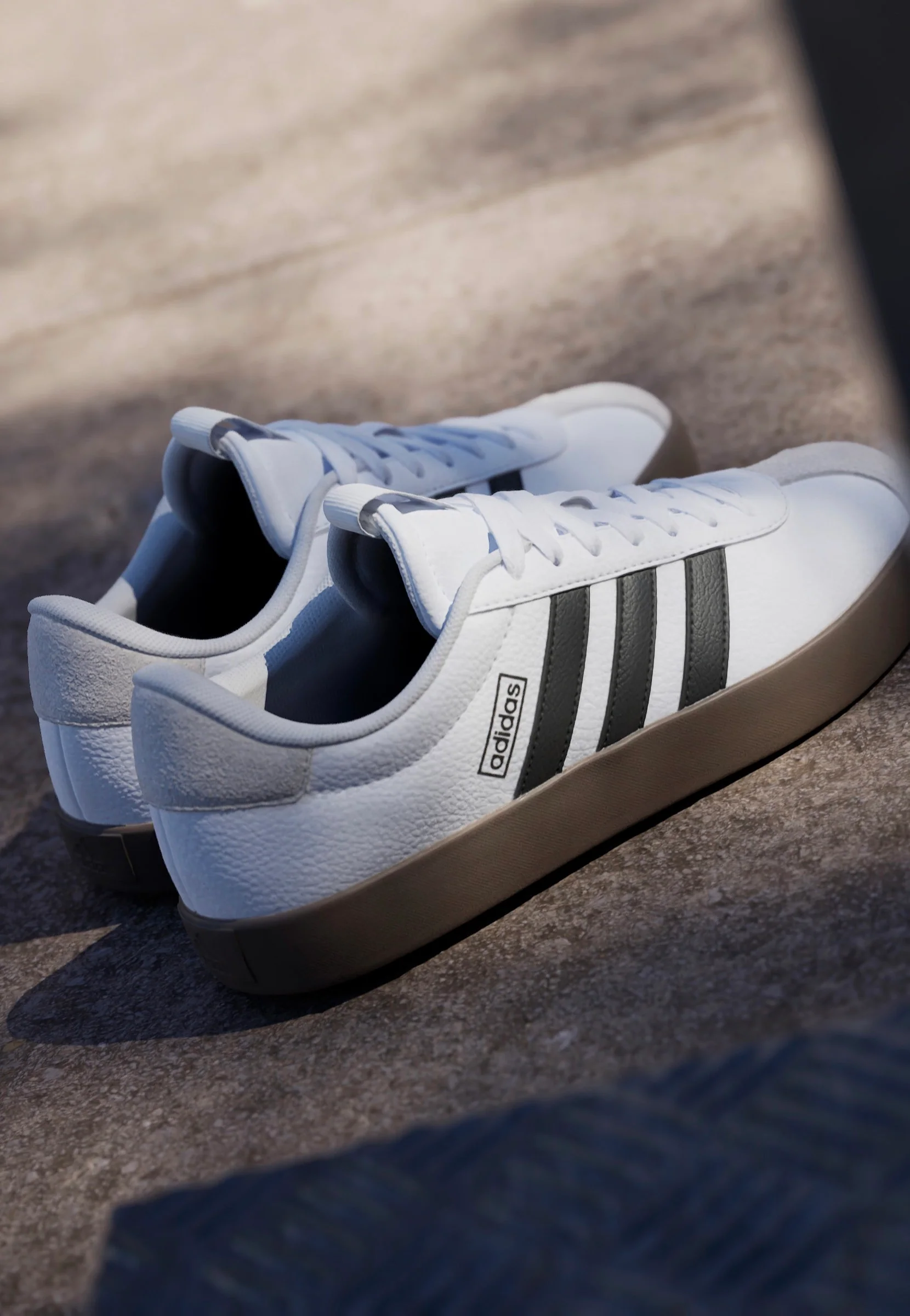 Vl Court 3.0 Ftwwht/Cblack/Greone - Girl Shoes - Image 5