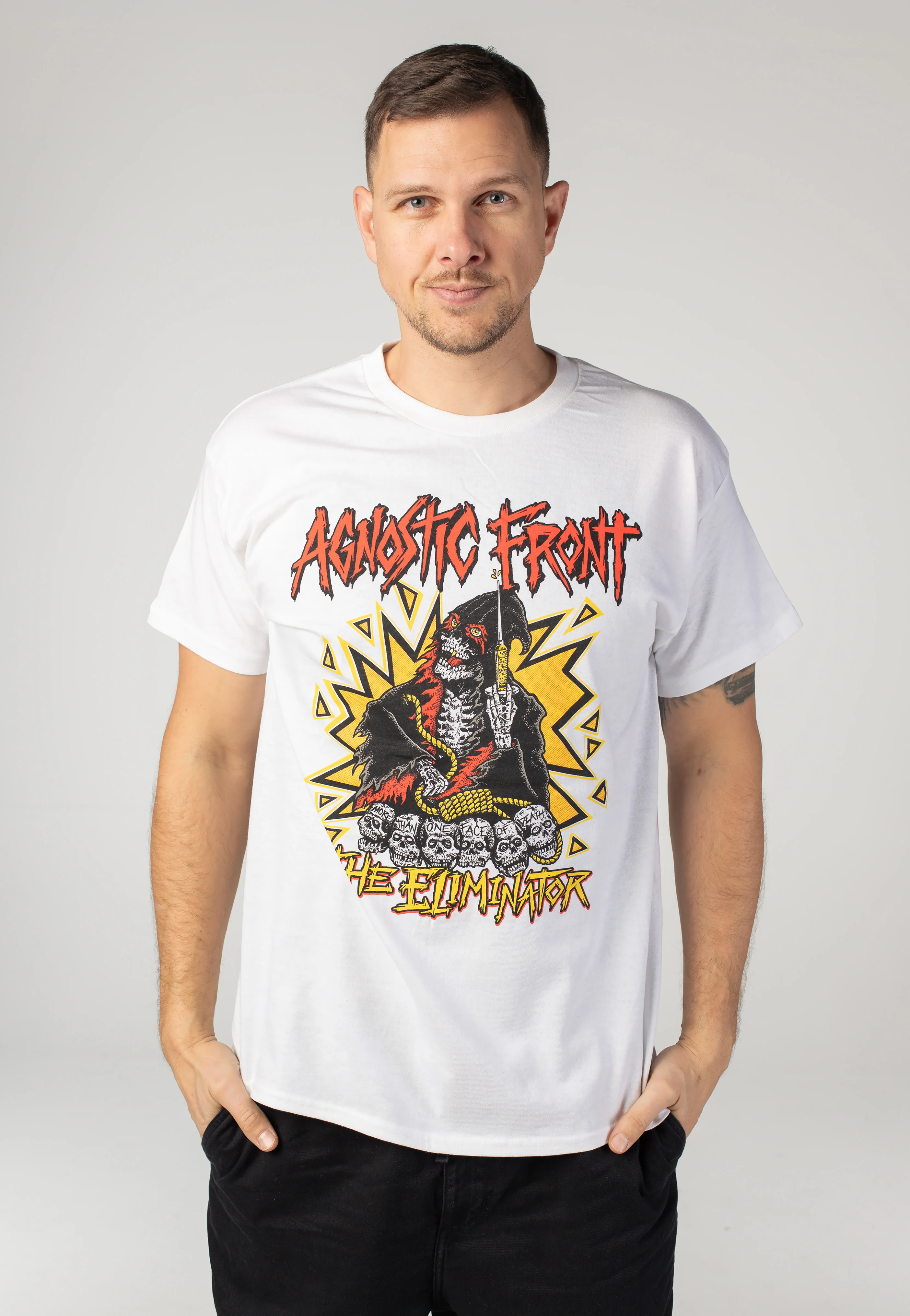 The Eliminator White - T-Shirt - Image 3