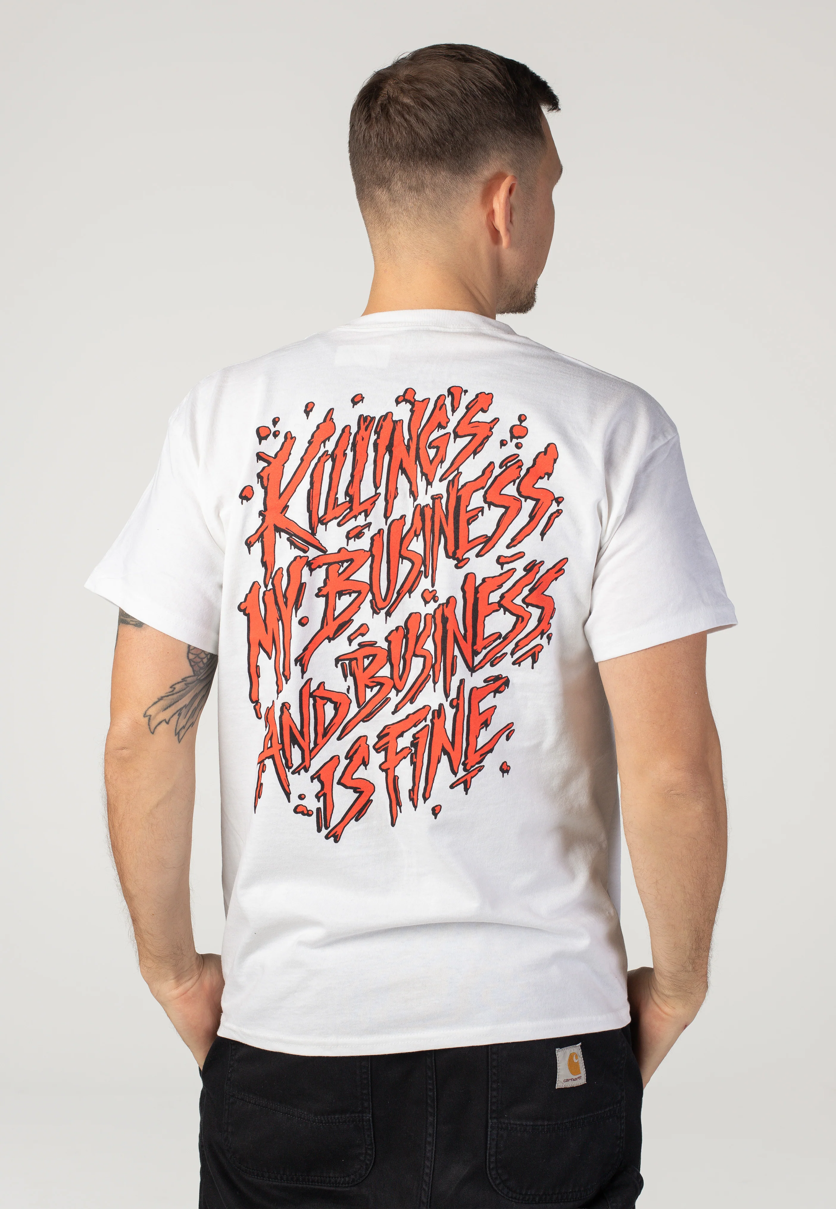 The Eliminator White - T-Shirt - Image 4