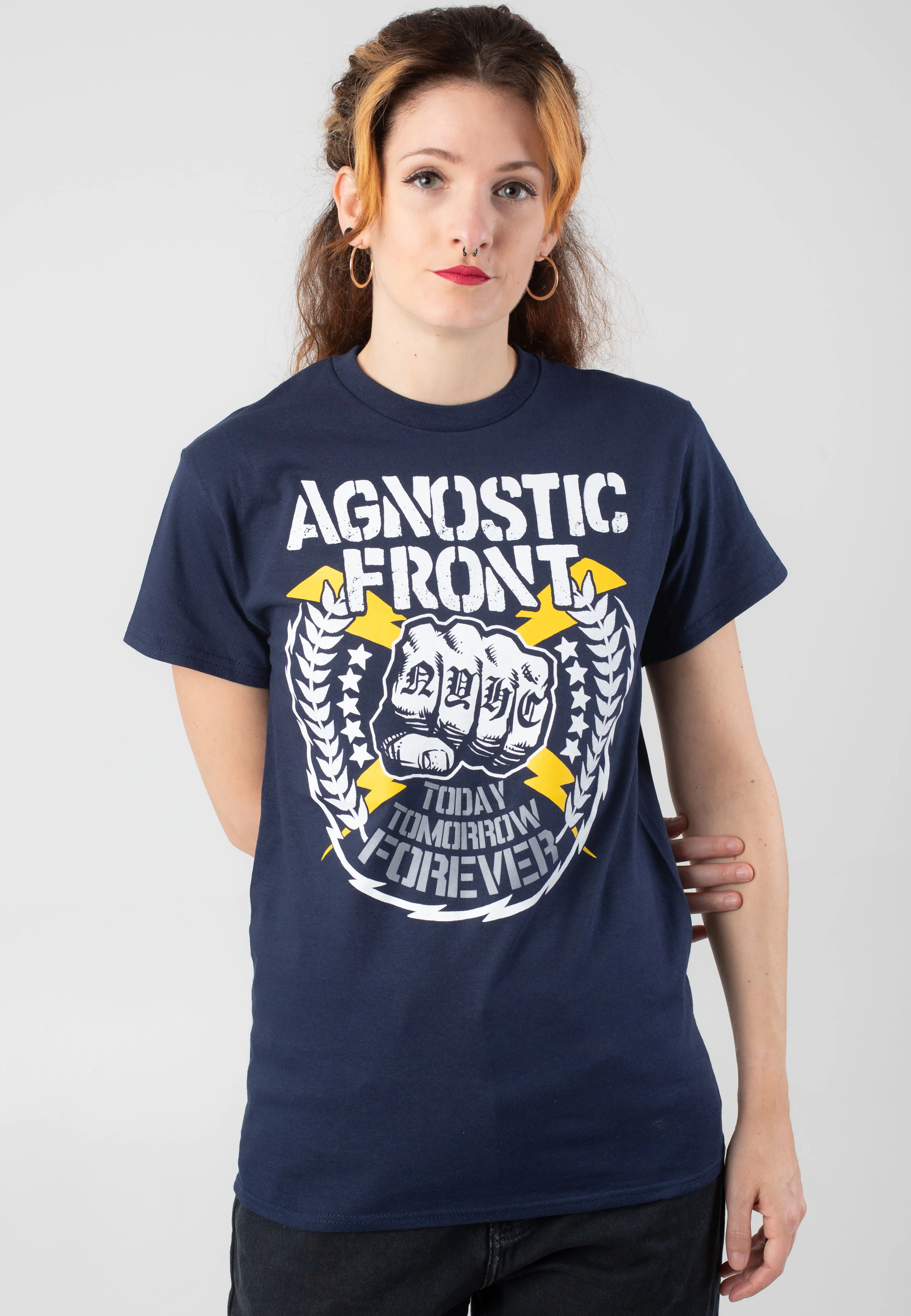 Today Tomorrow Forever Navy - T-Shirt - Image 5