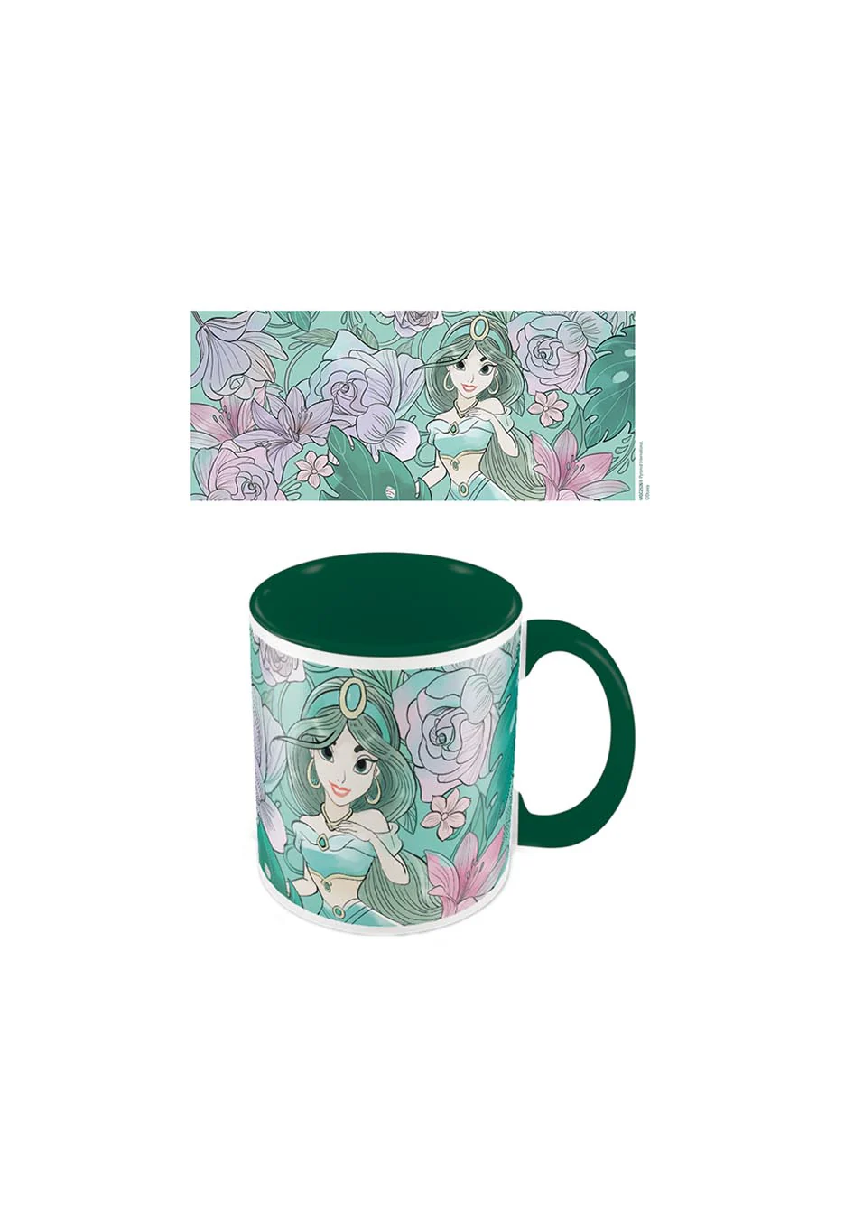 Floral Jasmine Green - Mug - Image 2