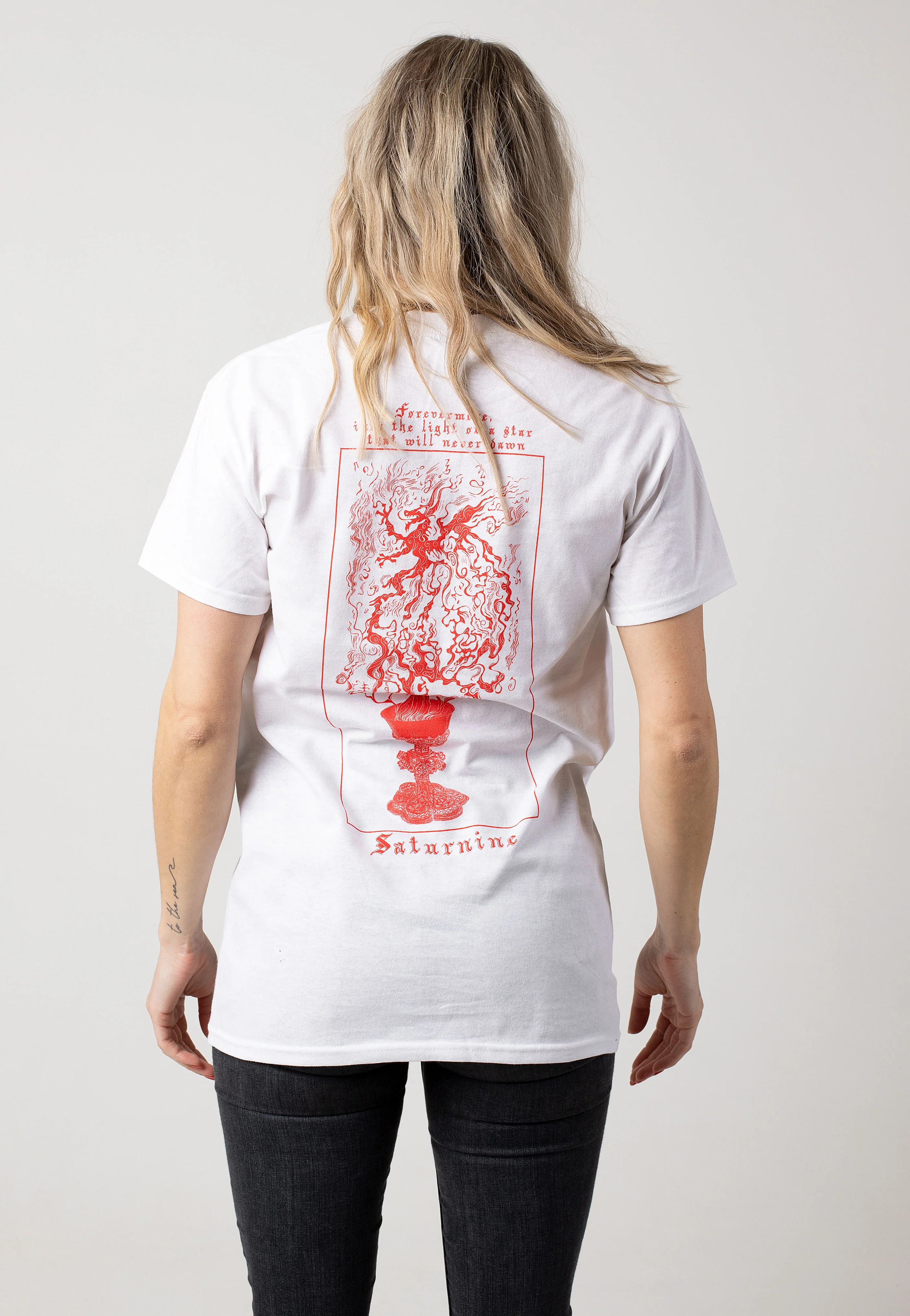 Saturnine White - T-Shirt - Image 6