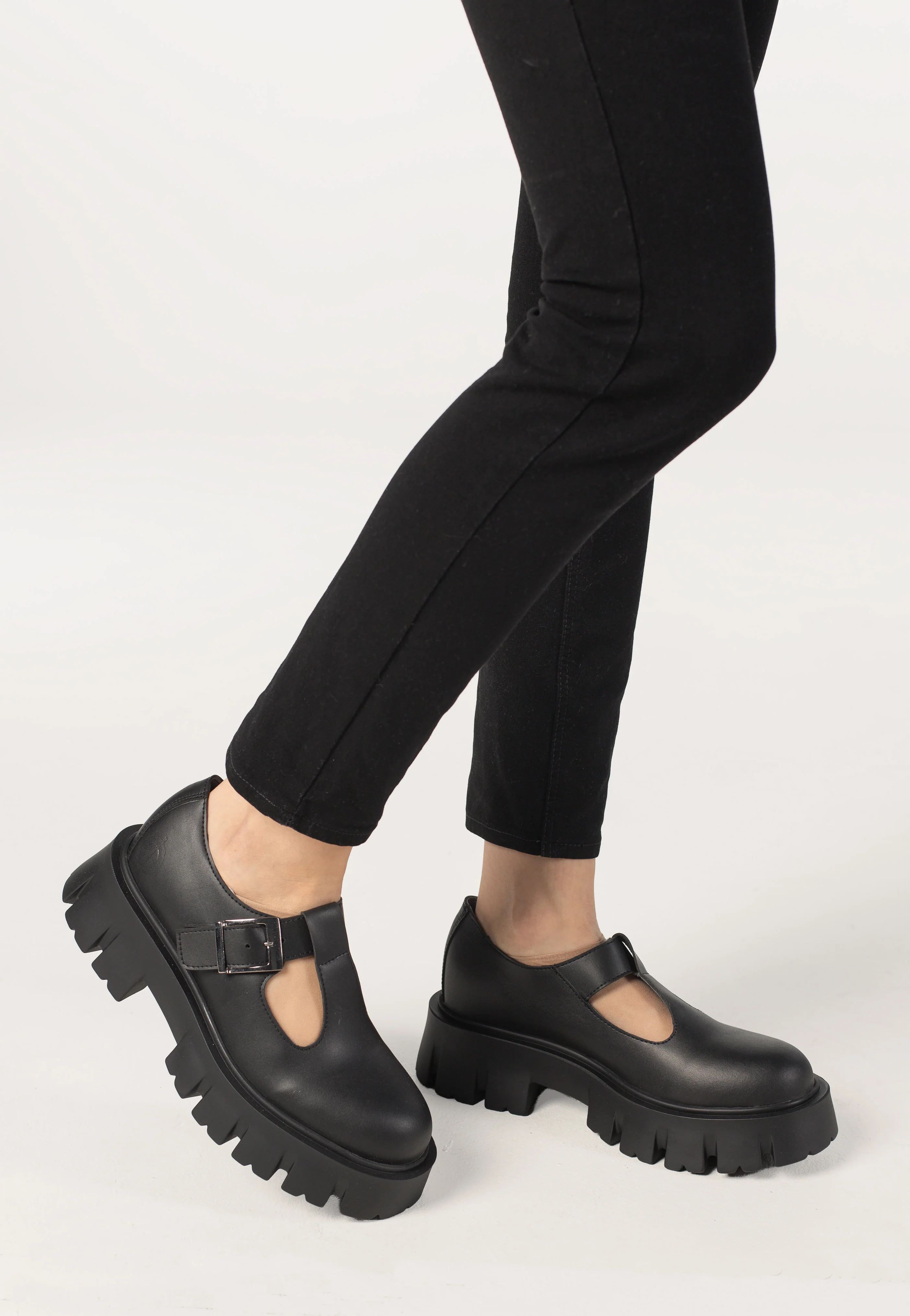 Jane Vegan Black - Girl Sandals - Image 2