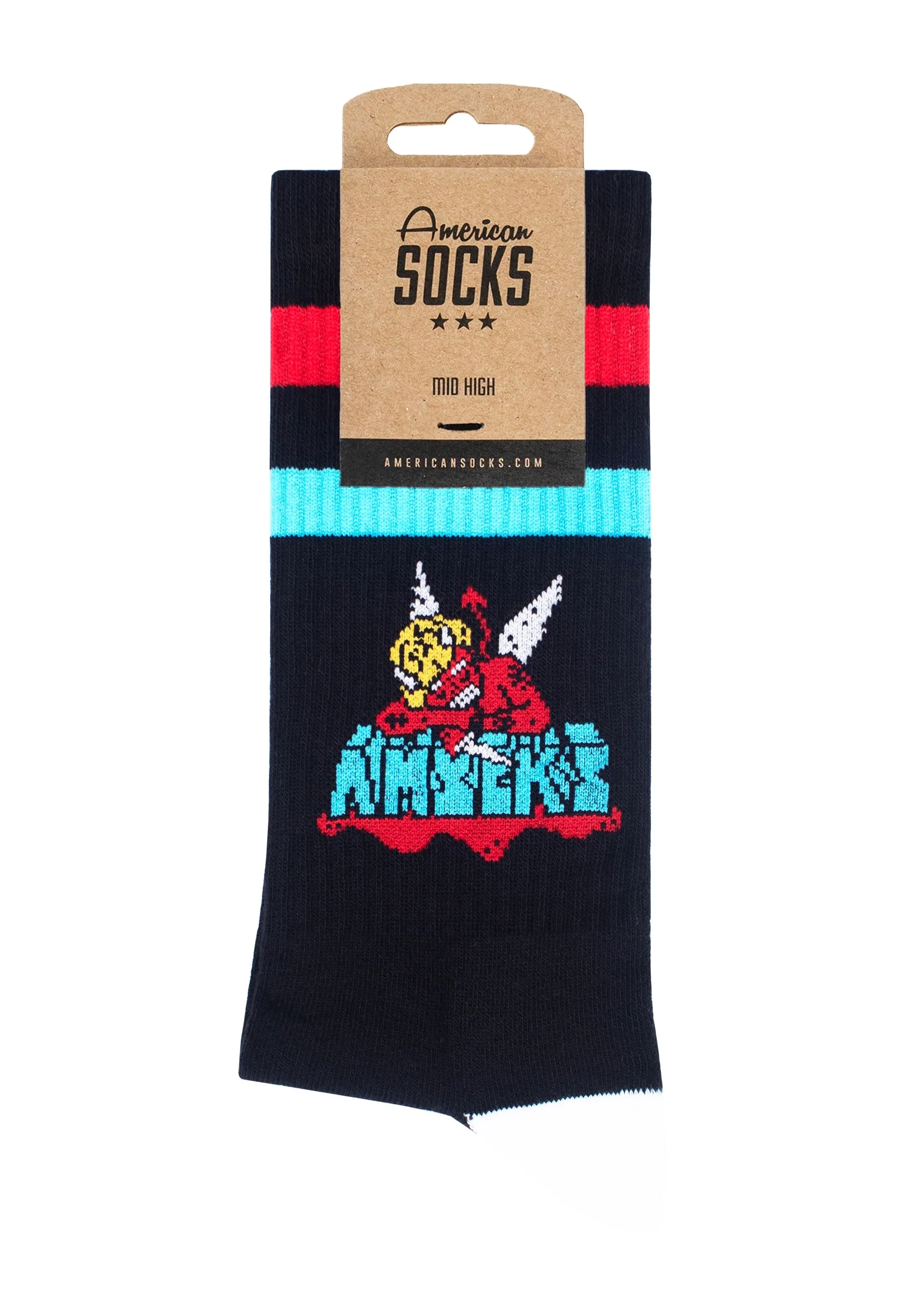 Fallen Angel Mid High Black - Socks - Image 6