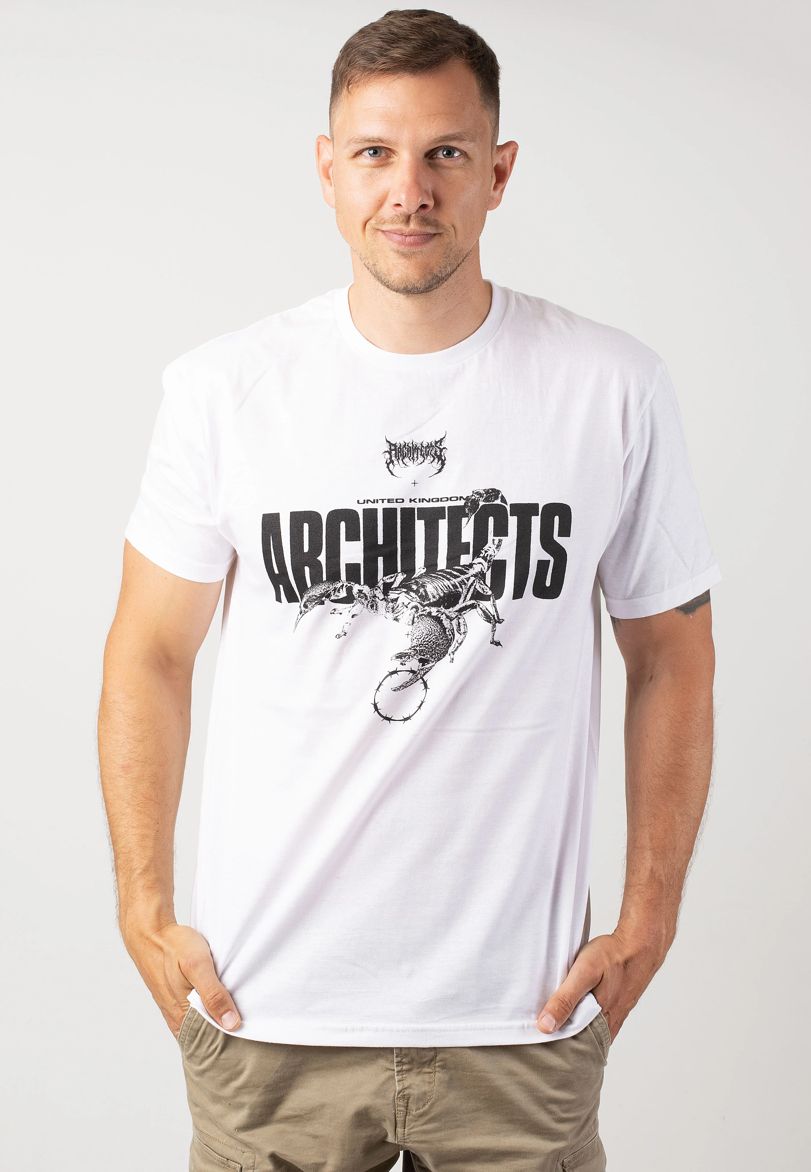 Scorpion White - T-Shirt - Image 3
