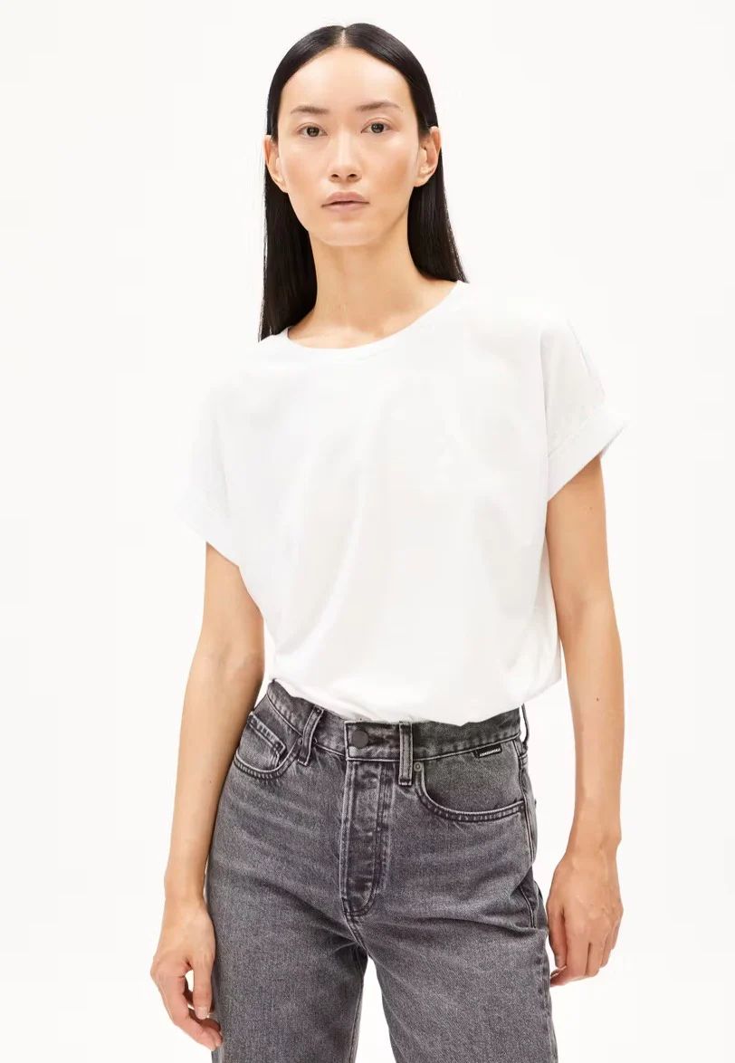 Idaara Circular Used White - T-Shirt - Image 2