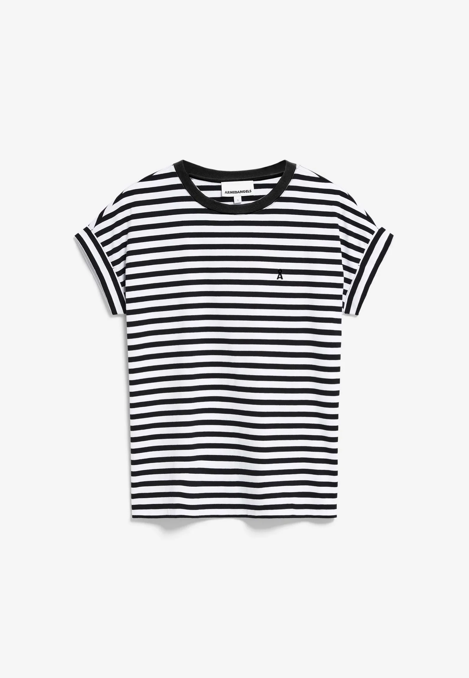 Idaara Stripes White/Black - T-Shirt - Image 6
