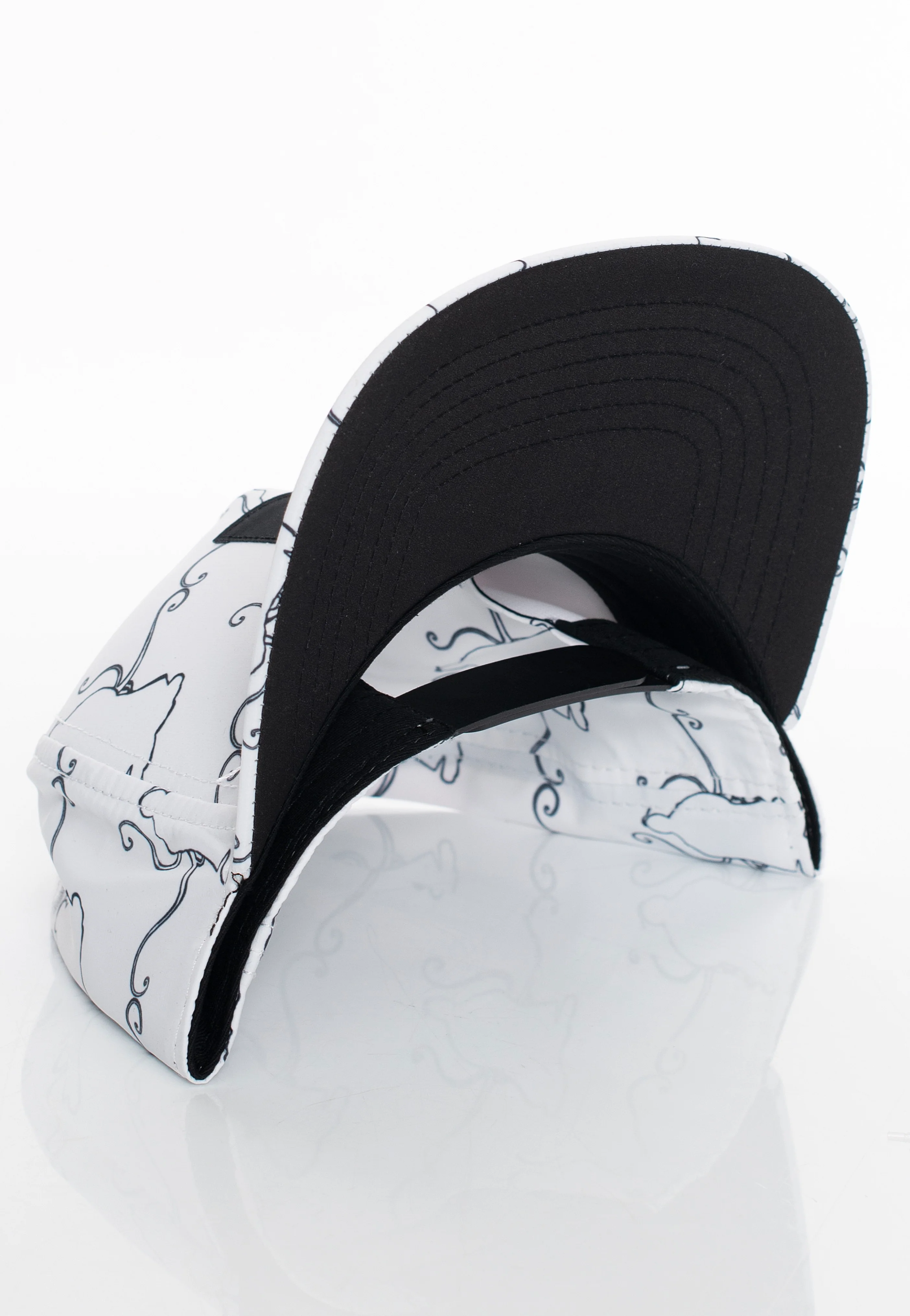 Koro Sensei Line Art White - Cap - Image 3