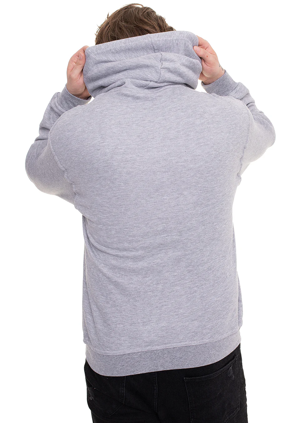 Brand Logo Heather Grey - Hoodie - Image 2