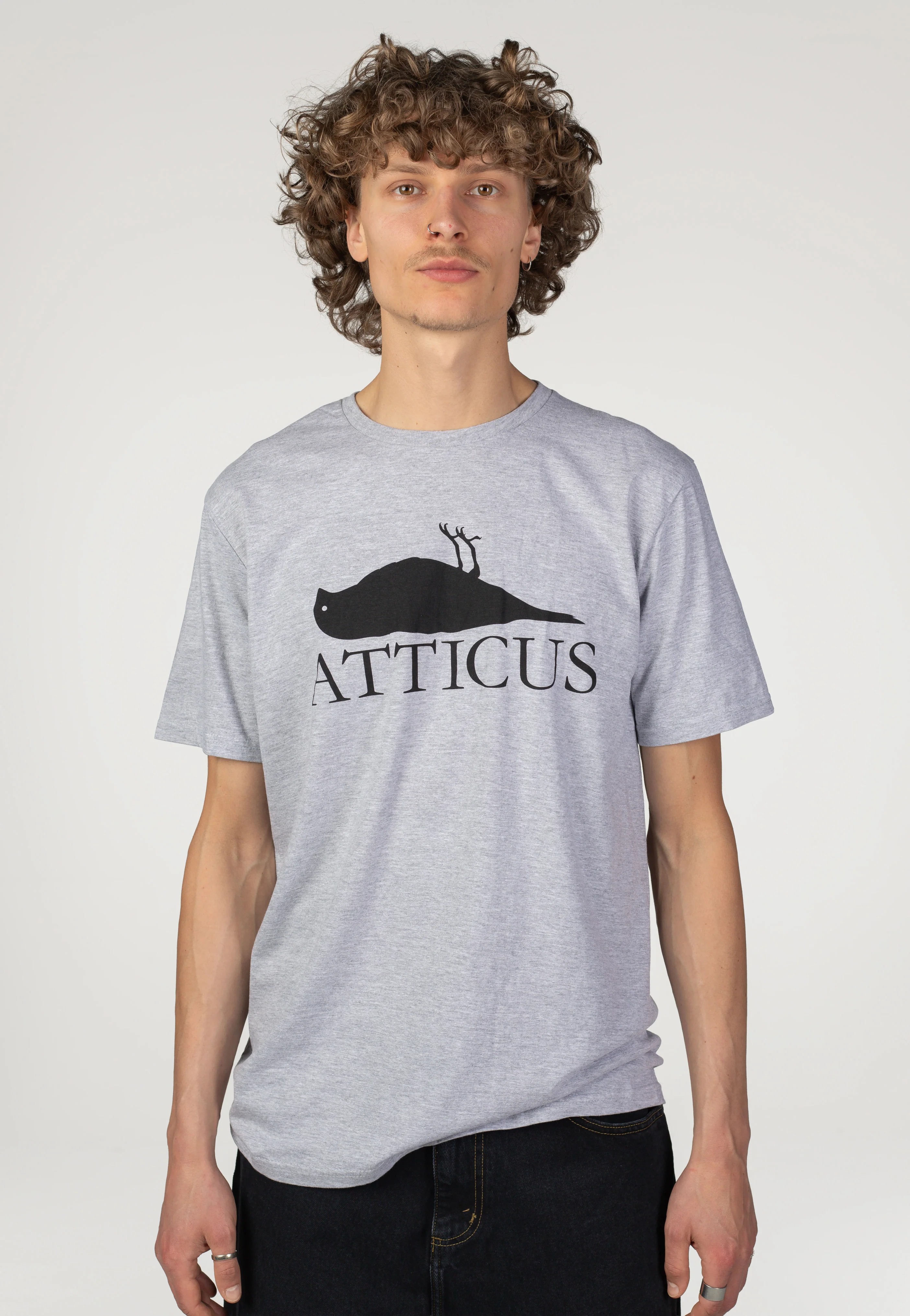 Brand Logo Heather Grey - T-Shirt