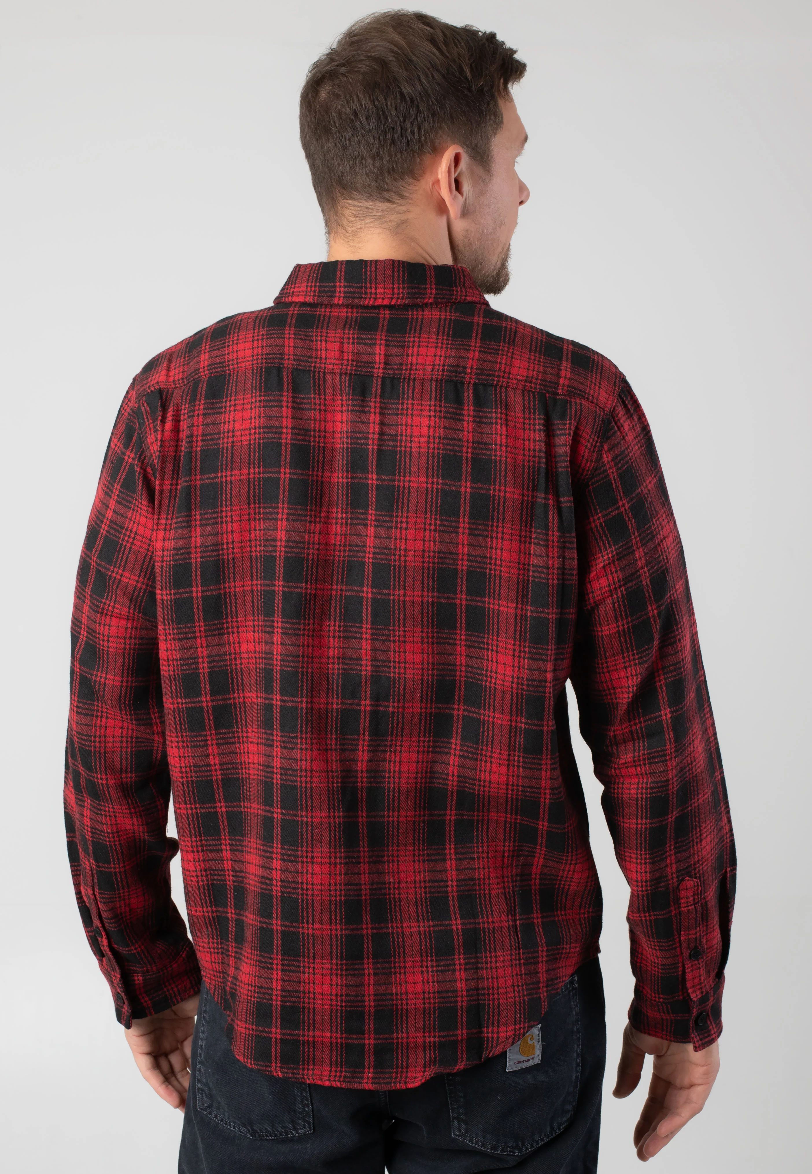 Jack Flannel Black/Red - Shirt - Image 2