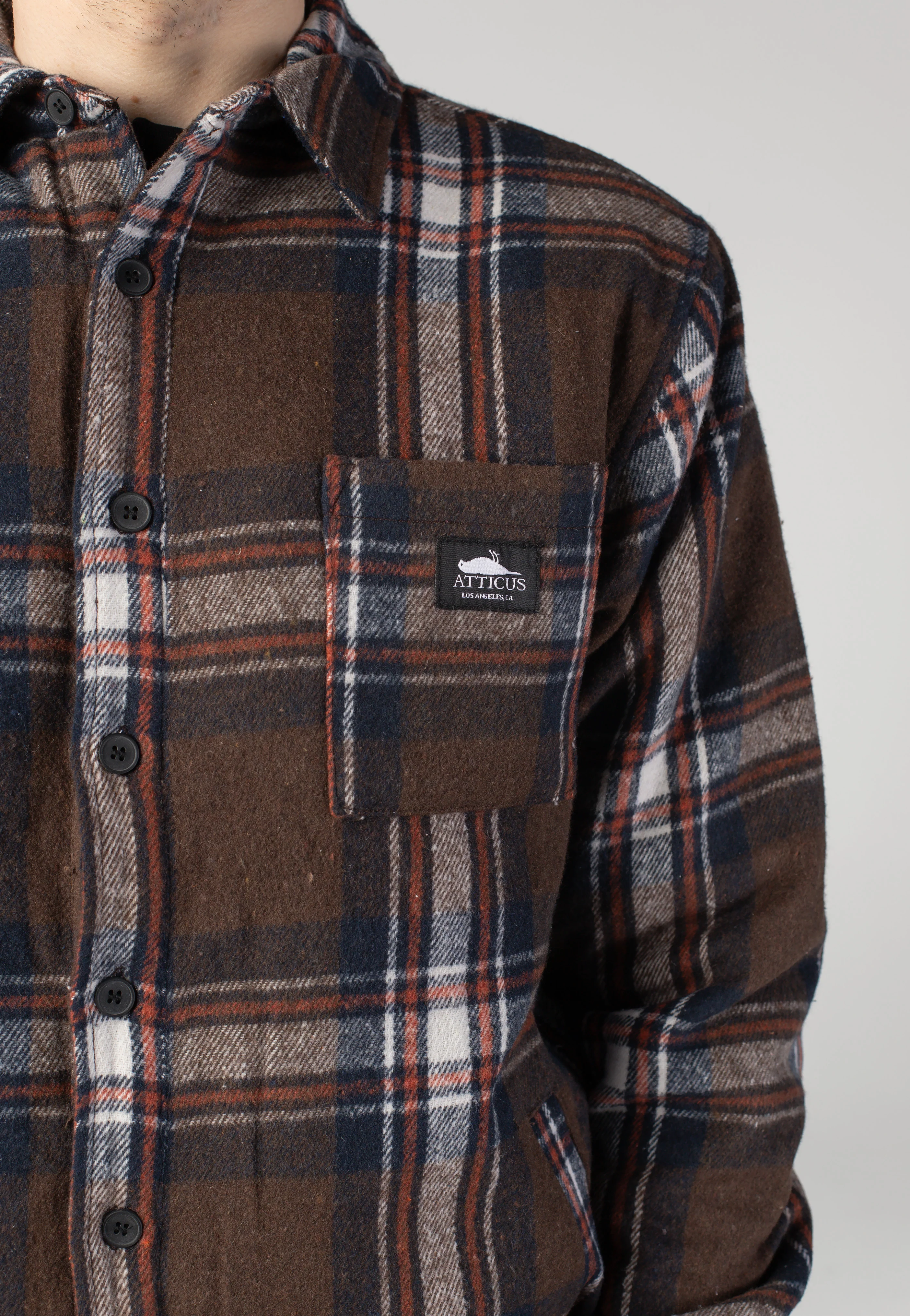 Ontario Flannel Brown - Jacket - Image 4