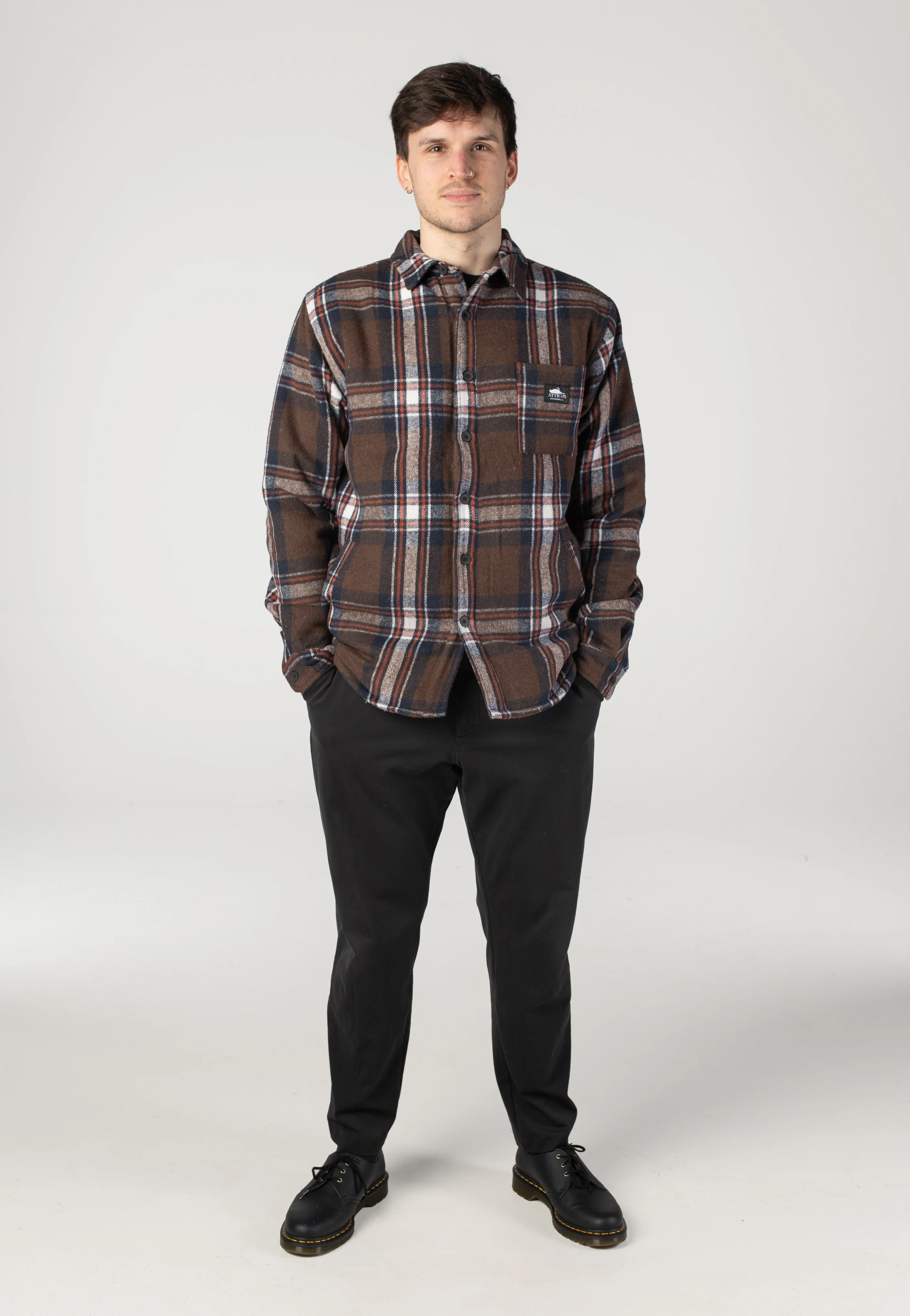 Ontario Flannel Brown - Jacket - Image 7