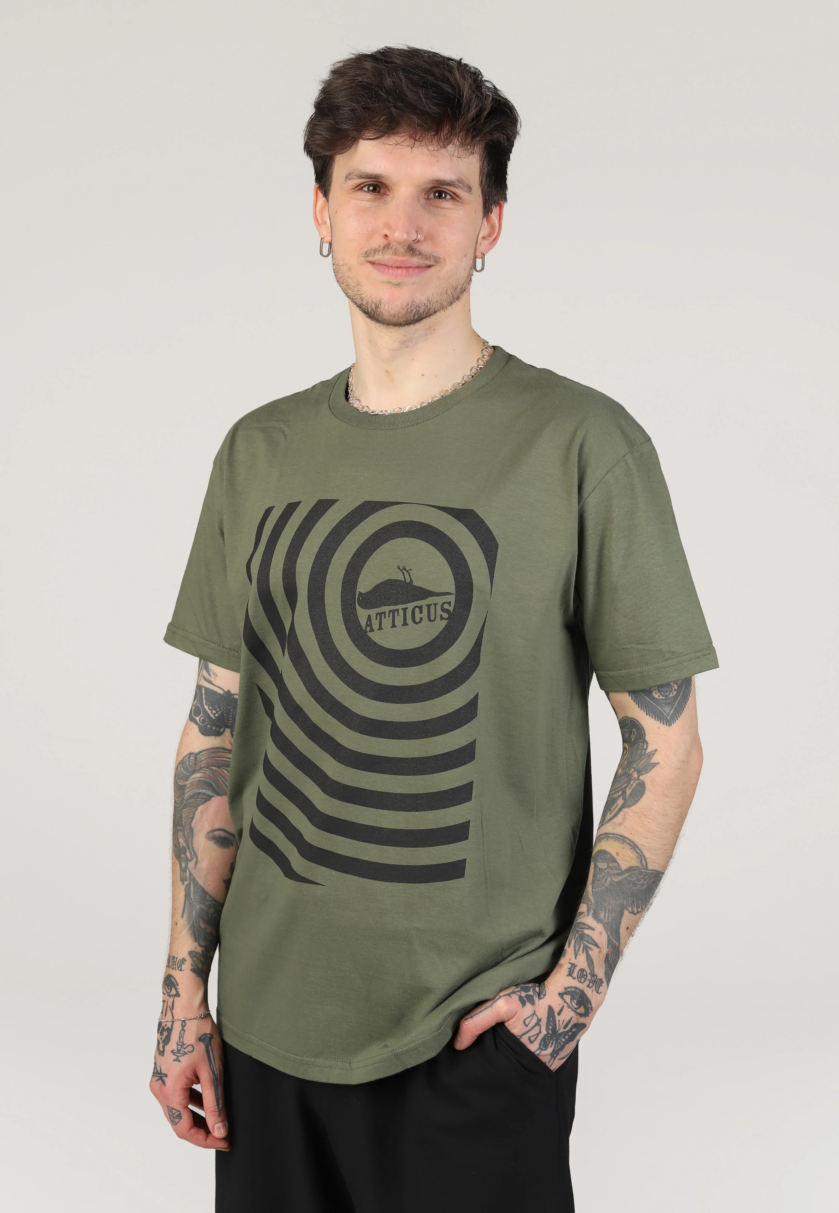 Spiral Military Green - T-Shirt