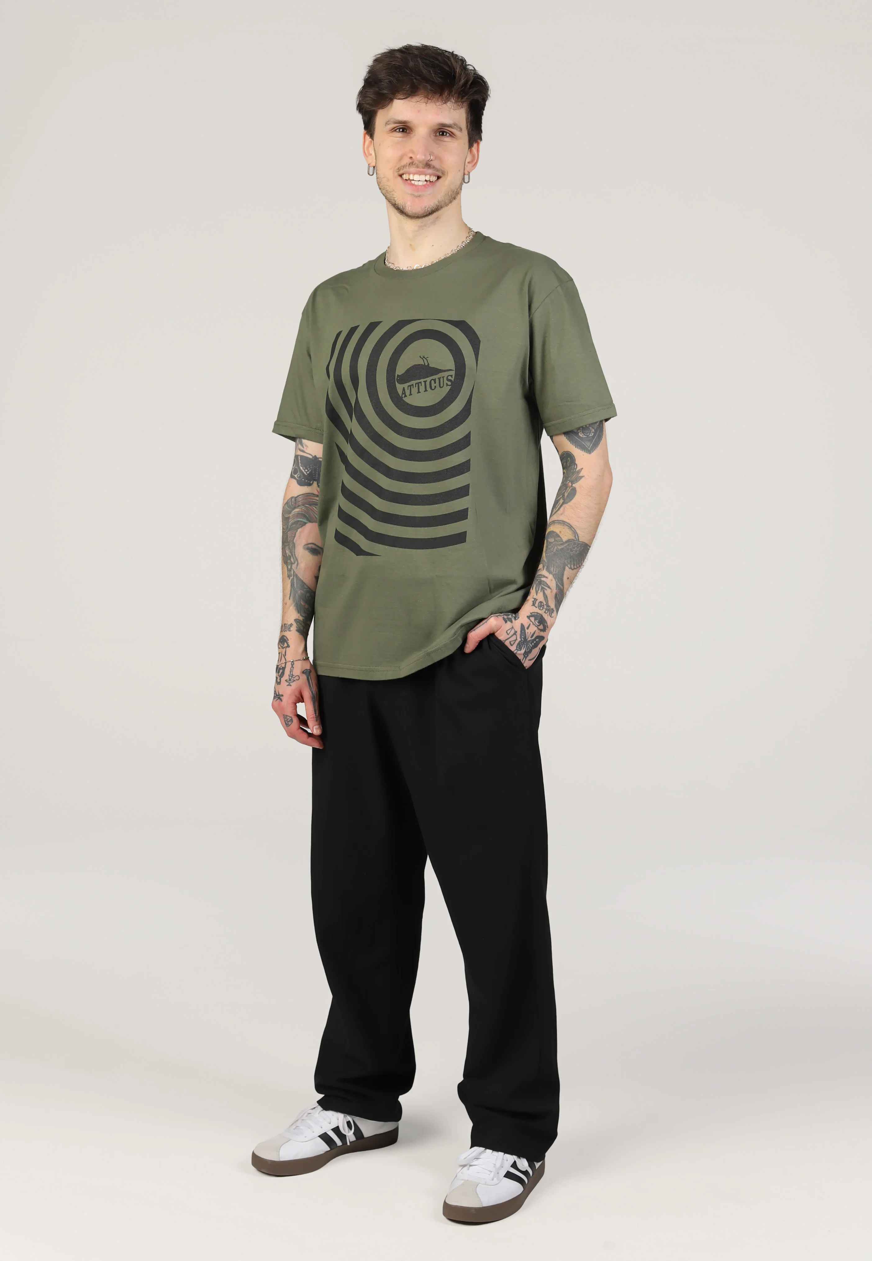Spiral Military Green - T-Shirt - Image 3