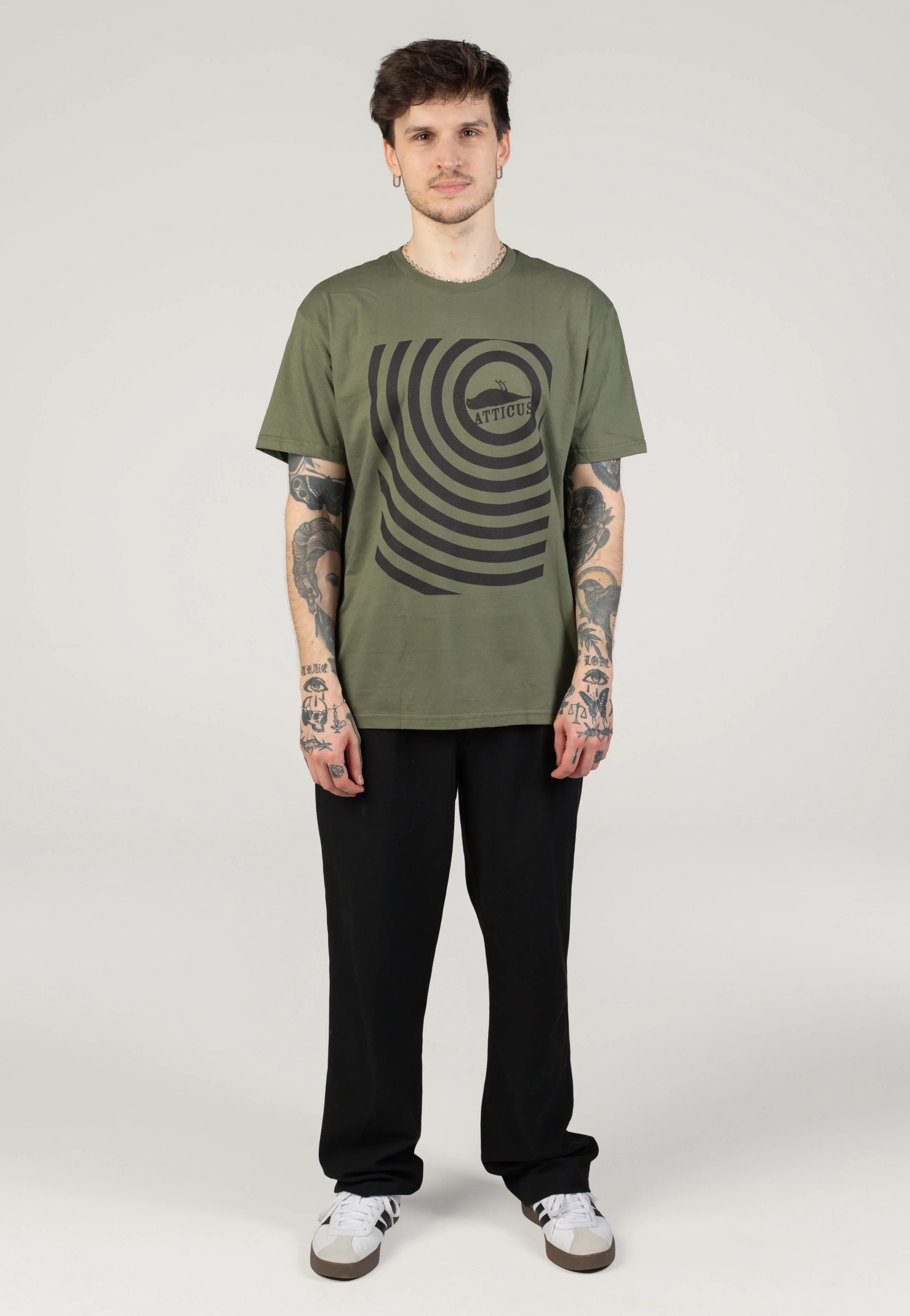 Spiral Military Green - T-Shirt - Image 4