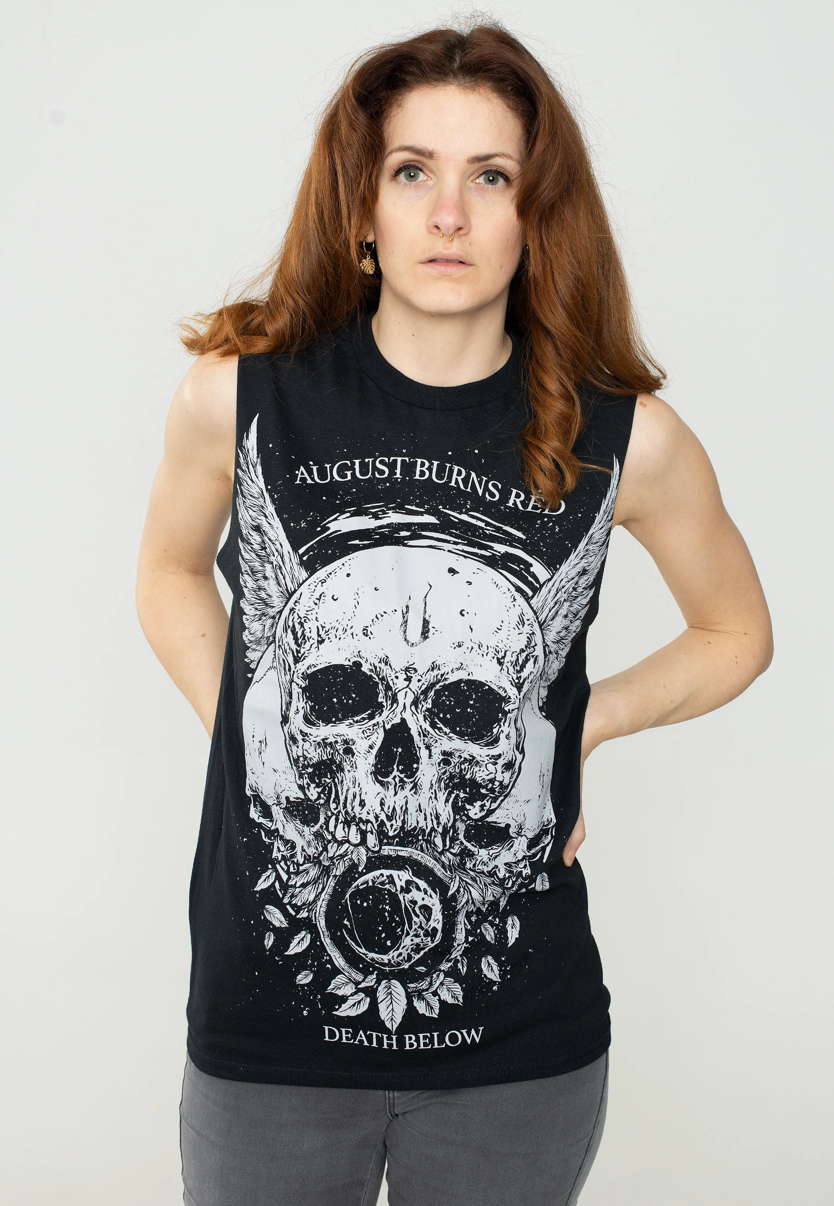 Death Below Winged Skull - Sleeveless - Image 4