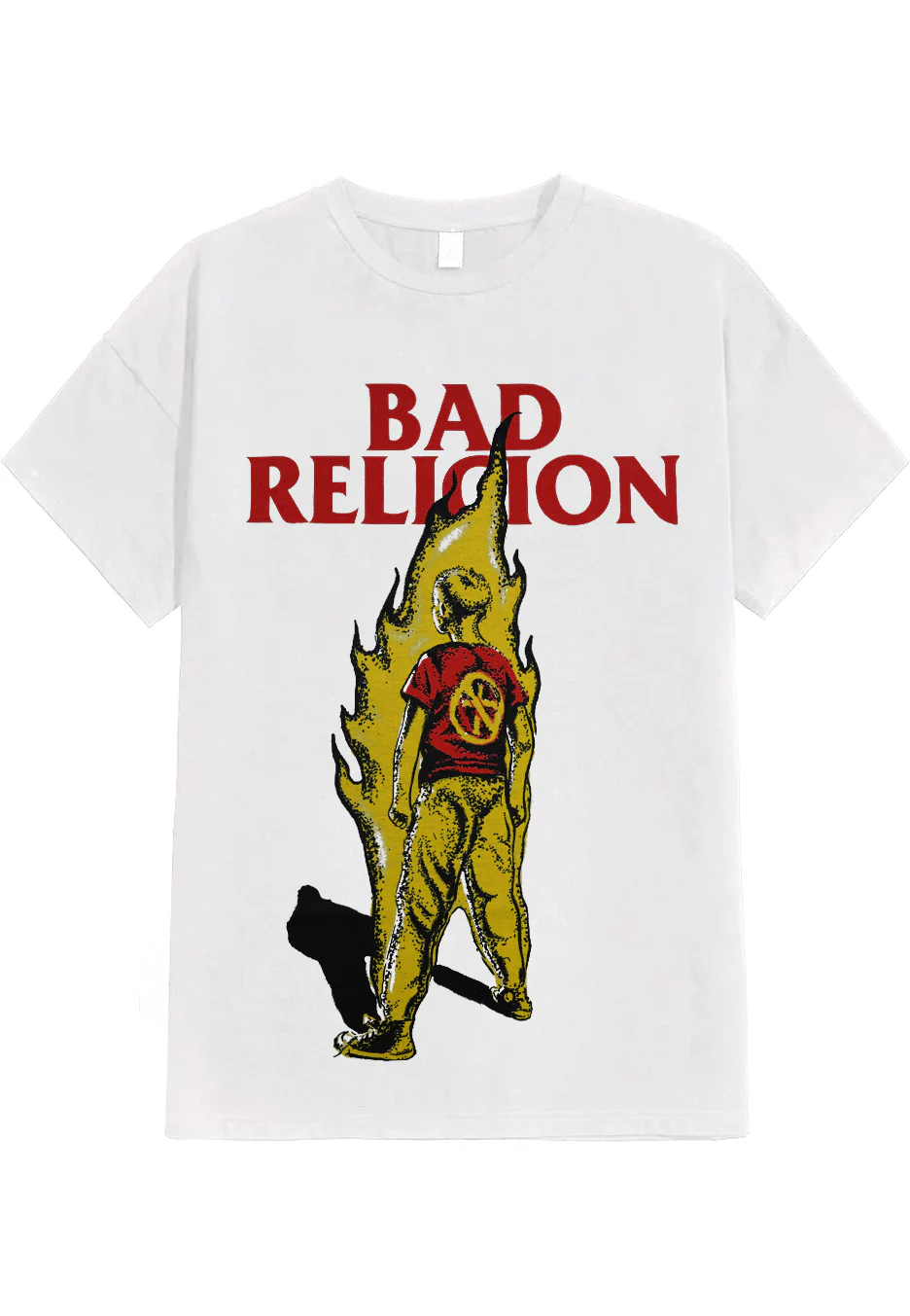 Boy On Fire White - T-Shirt