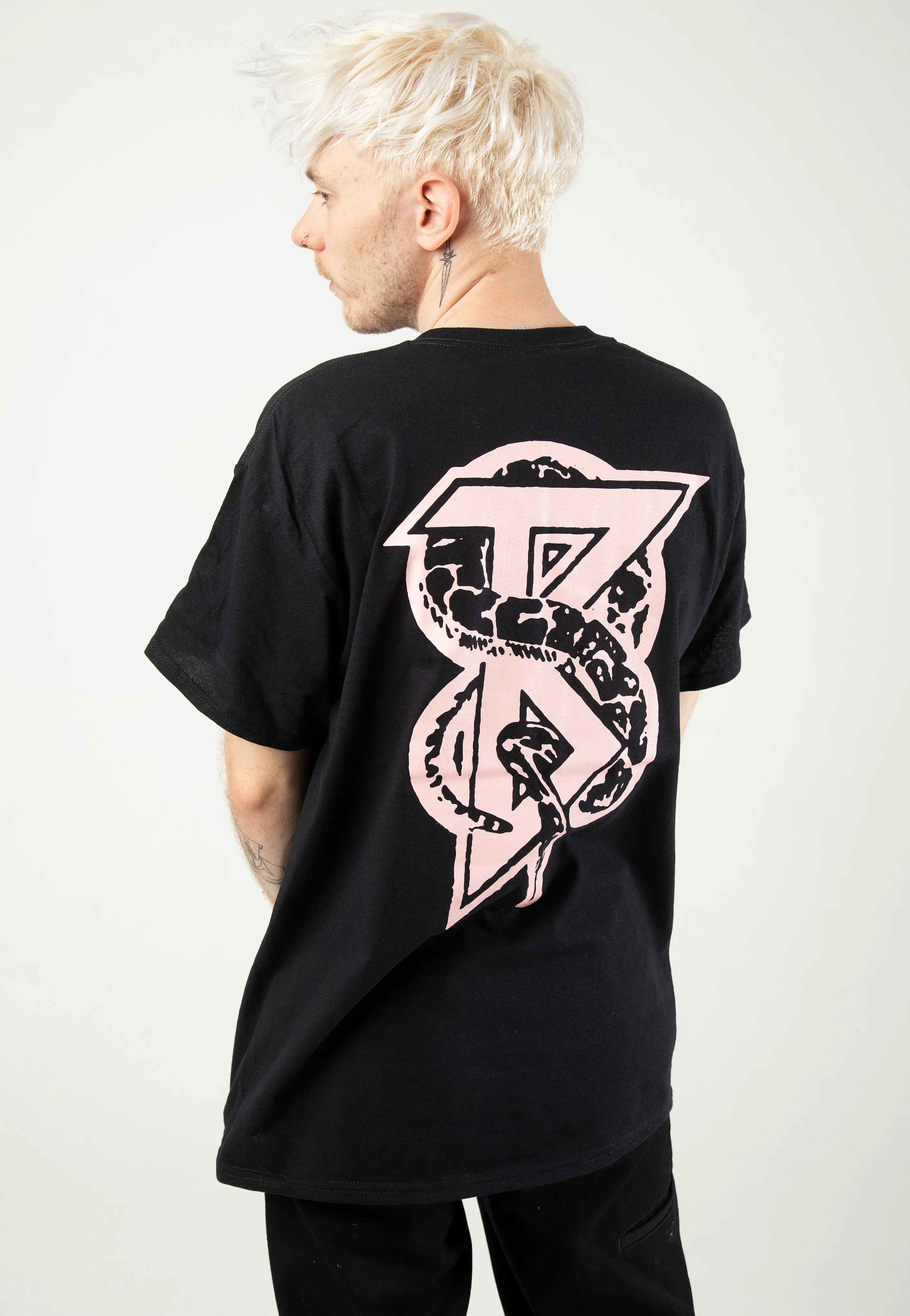 Pink Snake On My Back - T-Shirt - Image 4