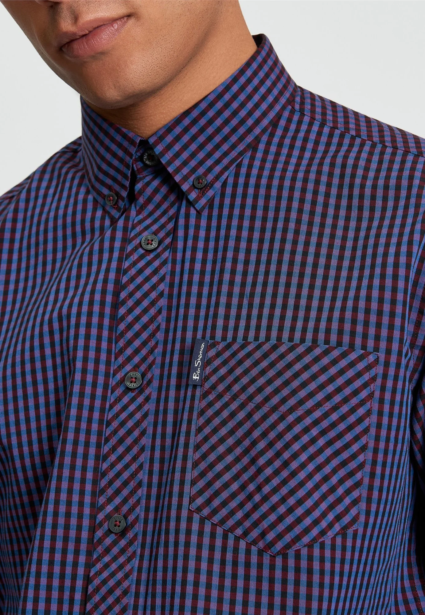 LS Signature Gingham Red - Shirt - Image 2