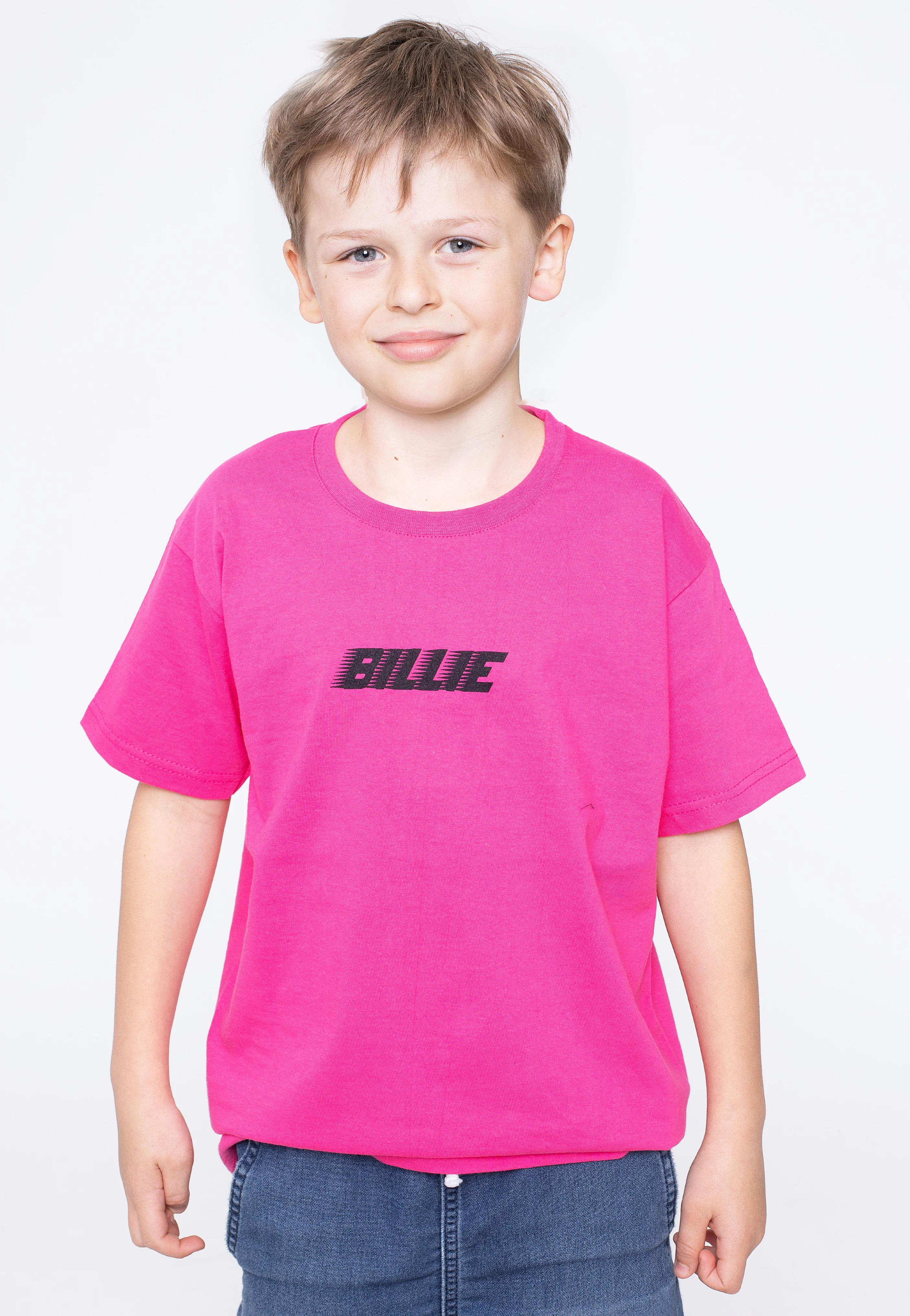 Racer Logo & Blohsh Kids Pink - T-Shirt - Image 3