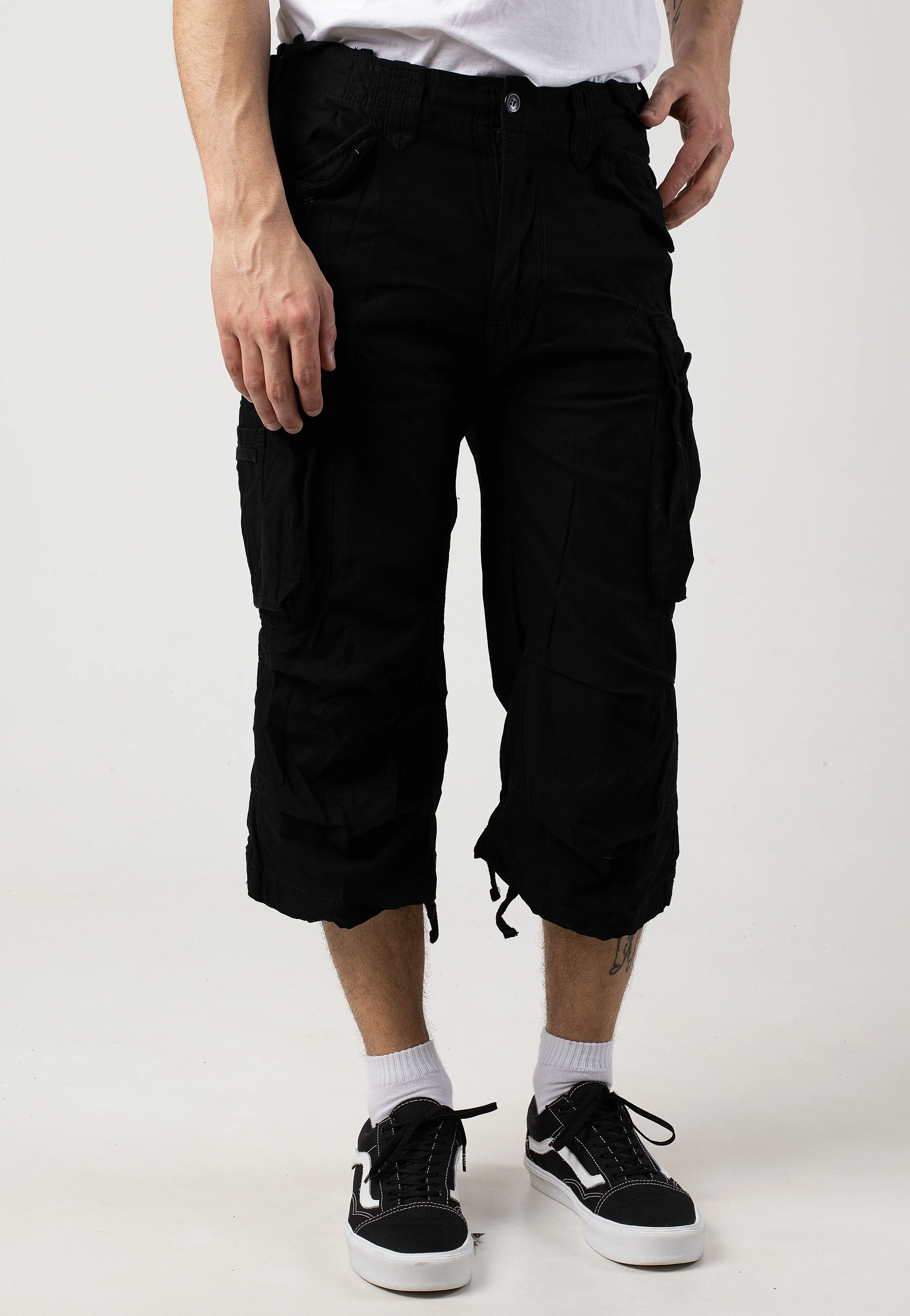 Industry 3/4 Schwarz - Shorts