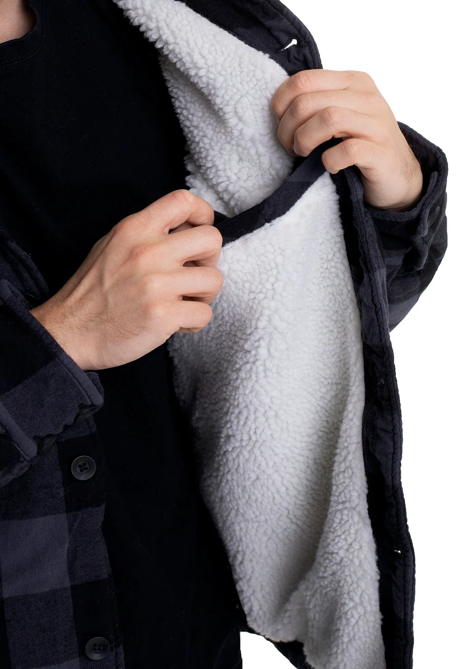 Lumberjacket Hooded Black/Grey - Jacket - Image 6