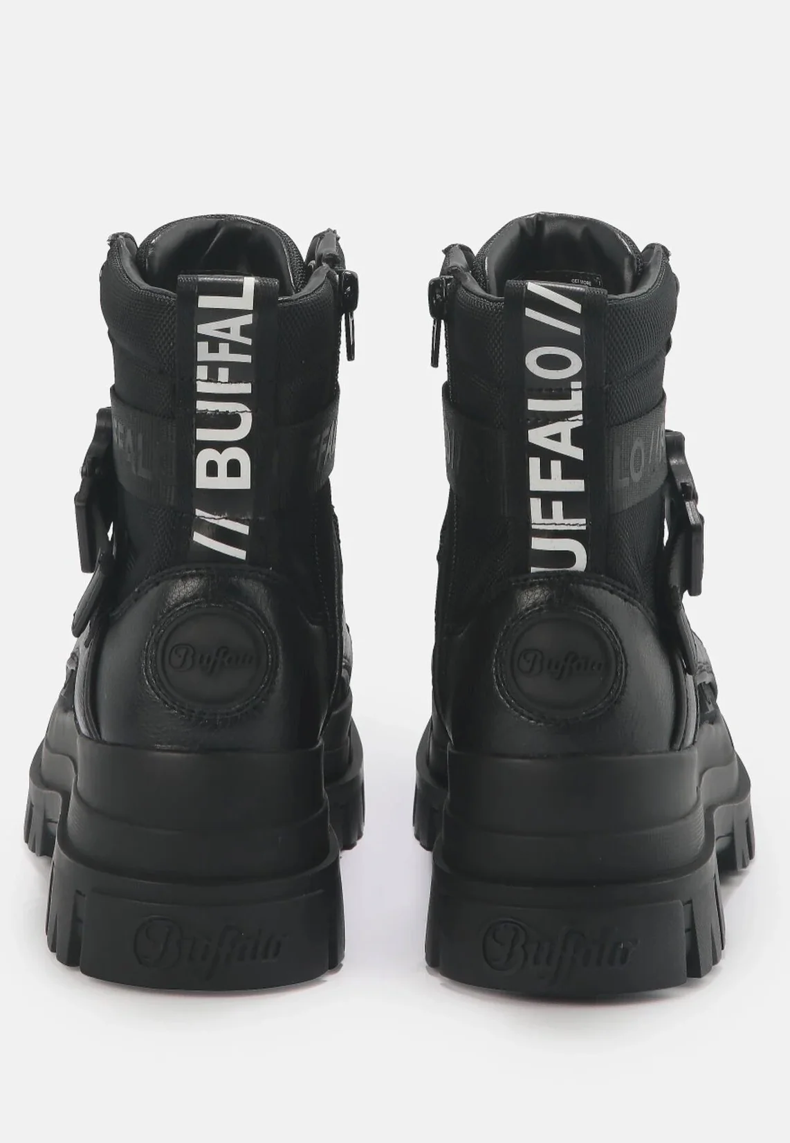 Aspha Com1 Vegan Nappa/Nylon Black - Girl Shoes - Image 8