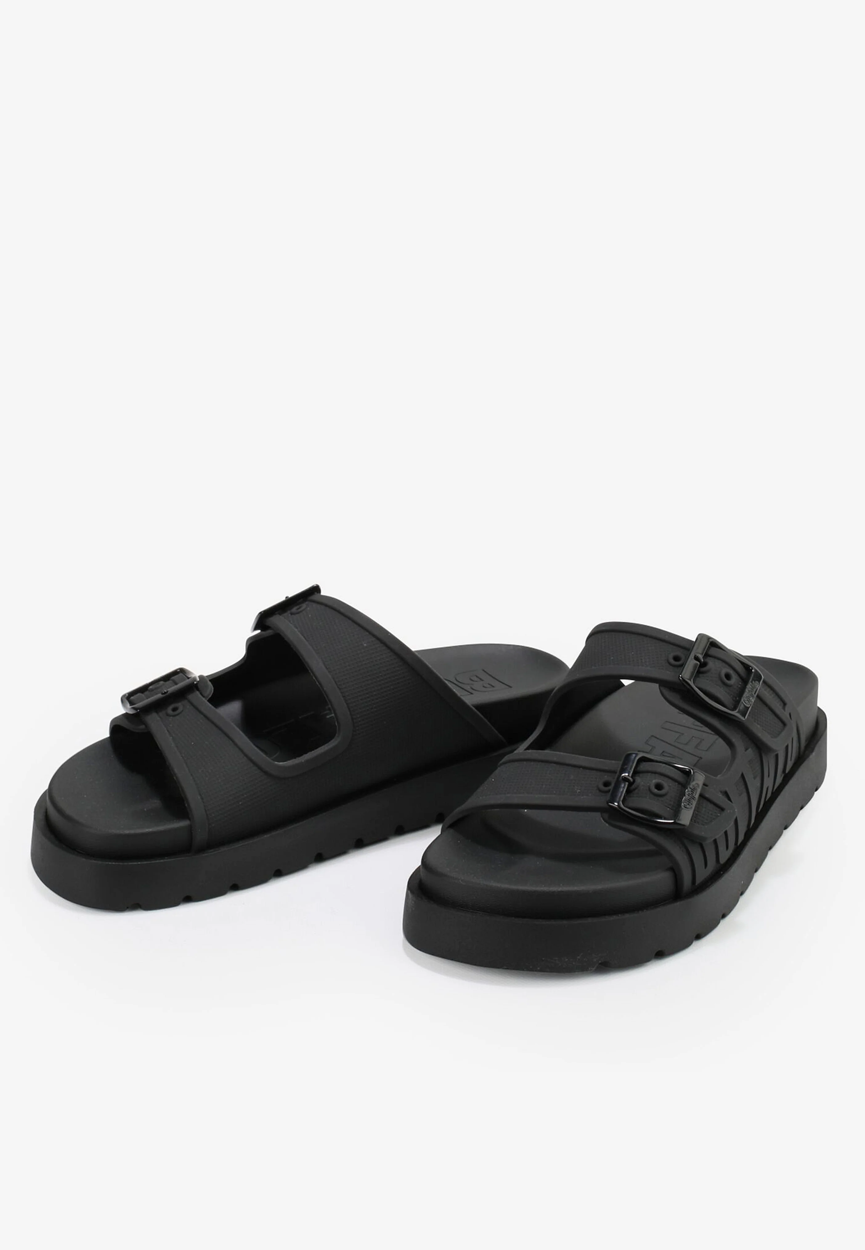Eve Sol Vegan Rubber Black - Girl Slides - Image 5