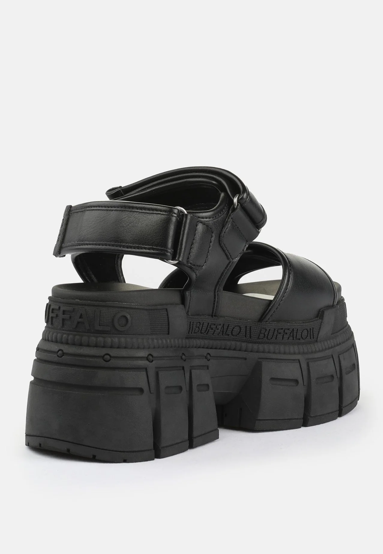 Gospher Sandal Velc Vegan Nappa Black - Girl Sandals - Image 3