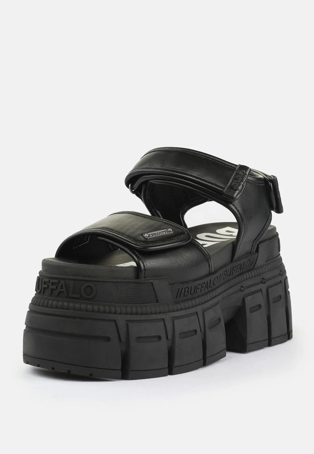 Gospher Sandal Velc Vegan Nappa Black - Girl Sandals - Image 6