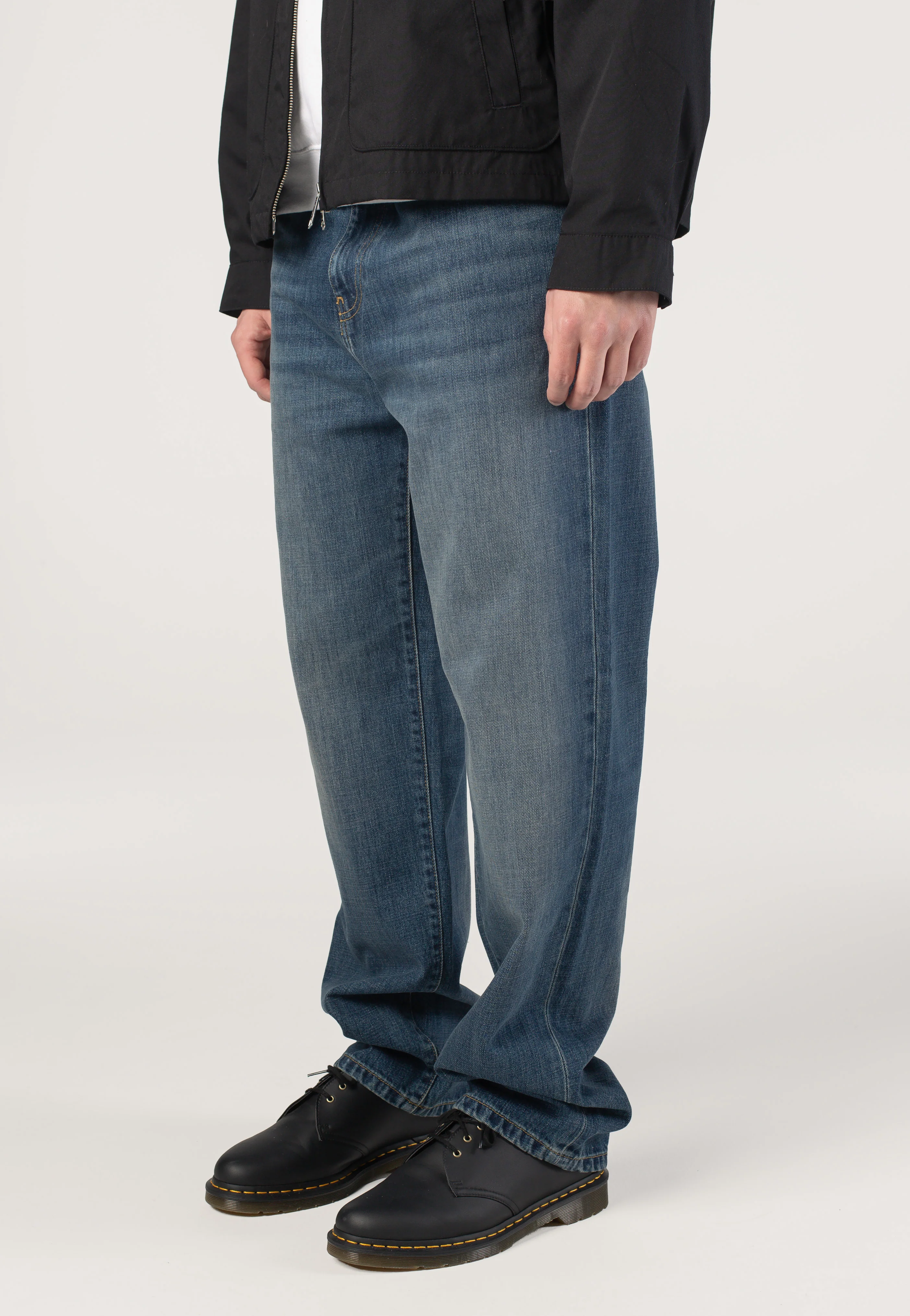 Aaron Dark Used Wash Blue - Pants - Image 5