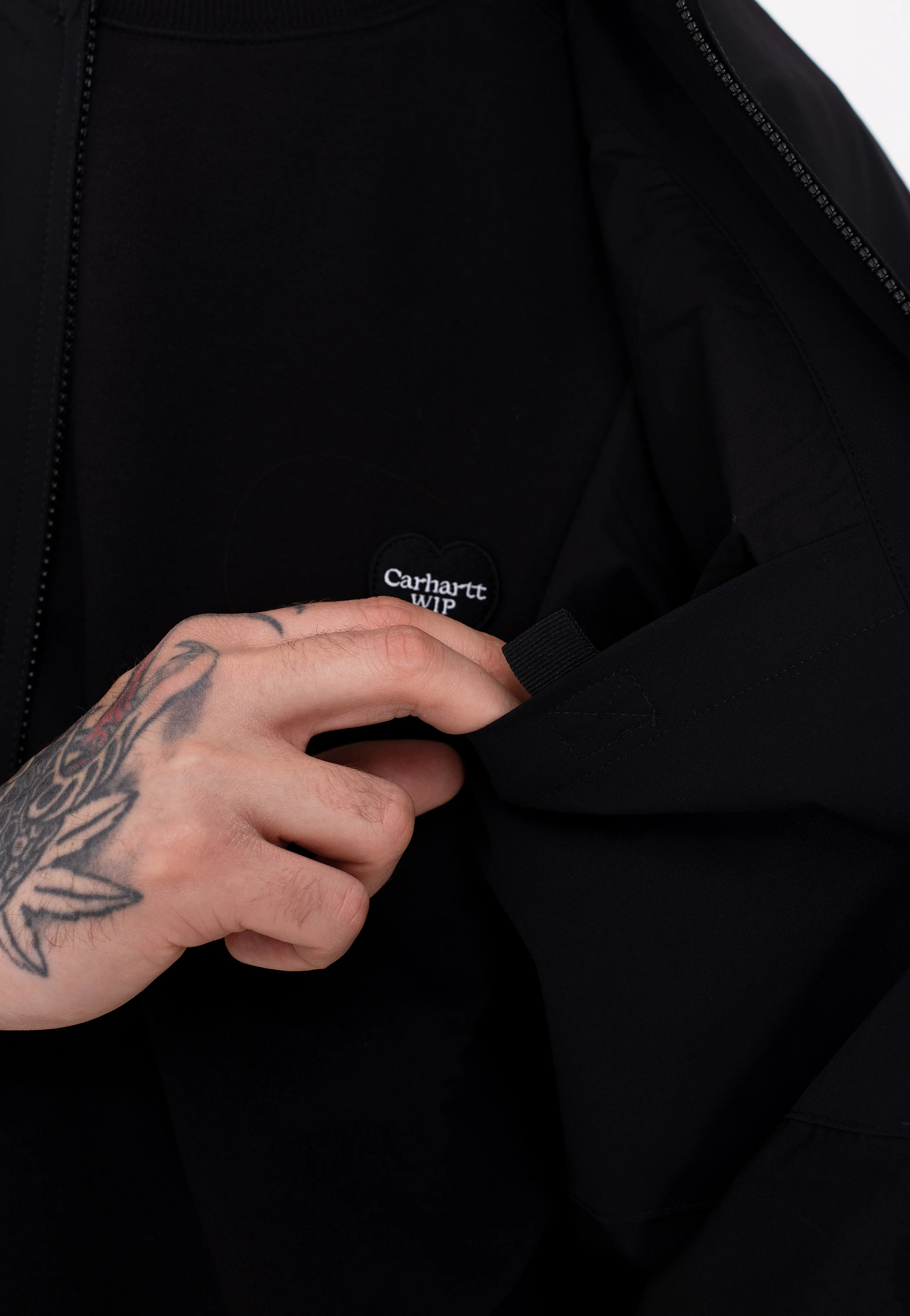 Active Bomber Black - Jacket - Image 2