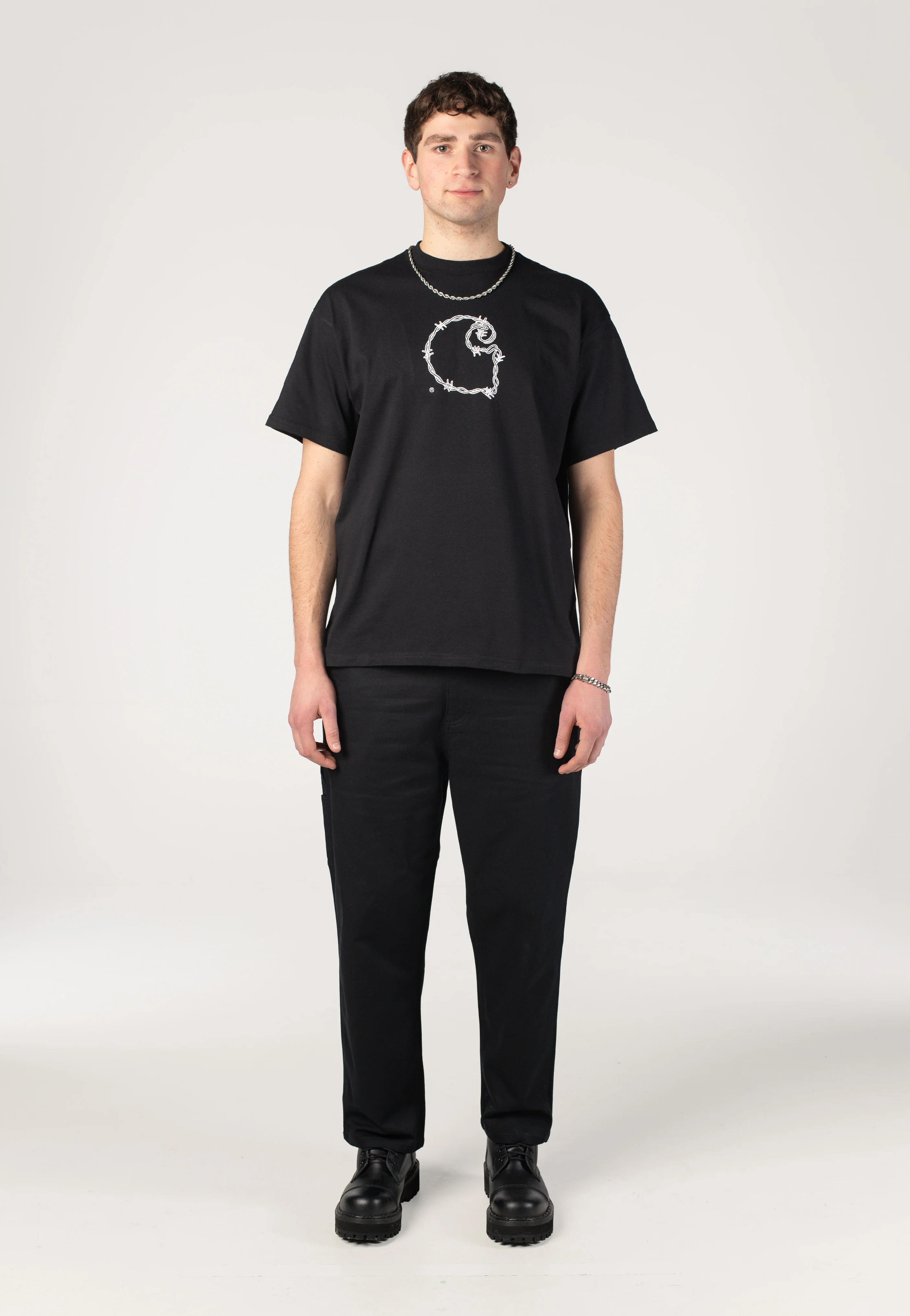 Barbwire C Black - T-Shirt - Image 7