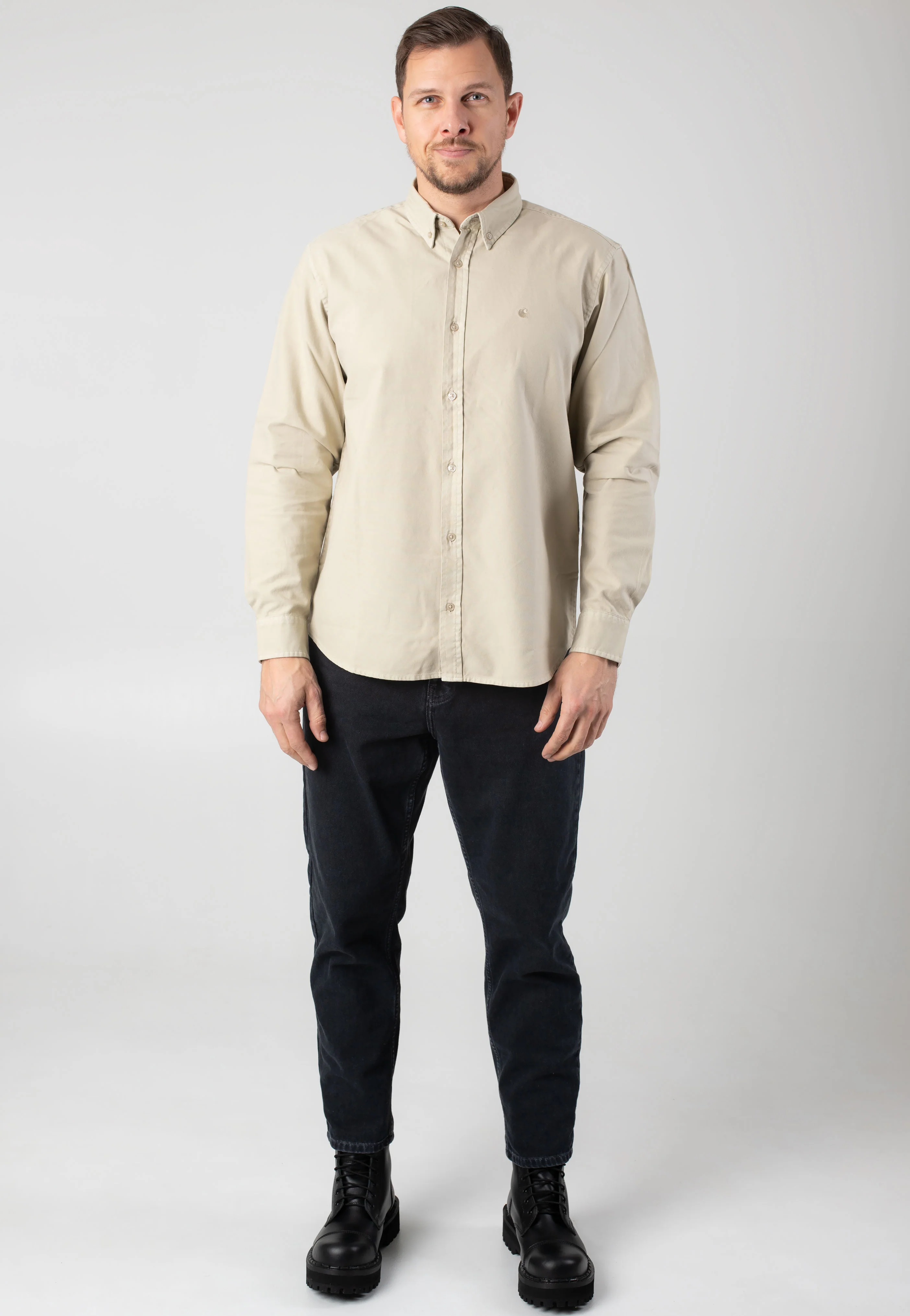Bolton Garment Dyed Fleur De Sel - Shirt - Image 4