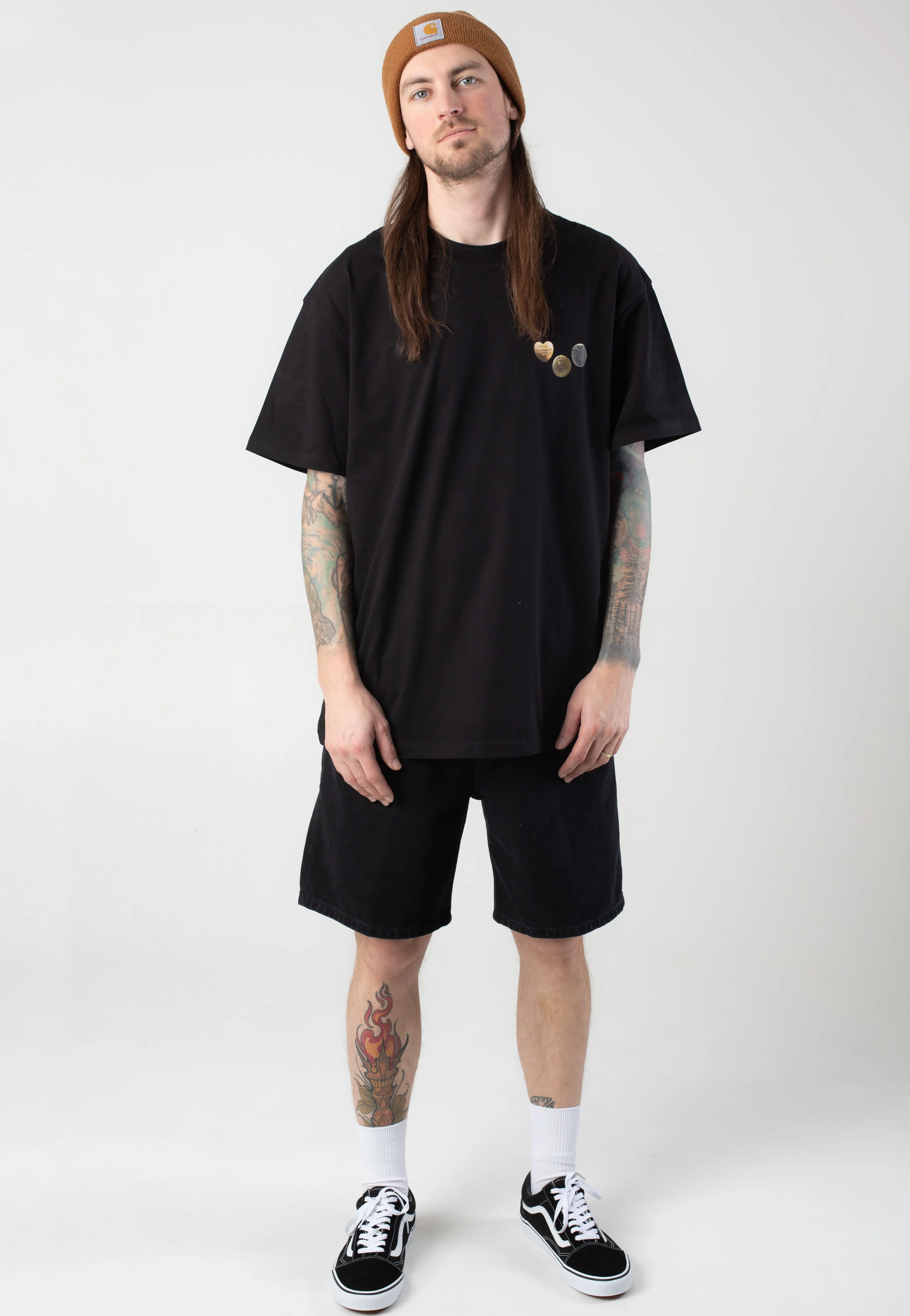 Button Black - T-Shirt - Image 3