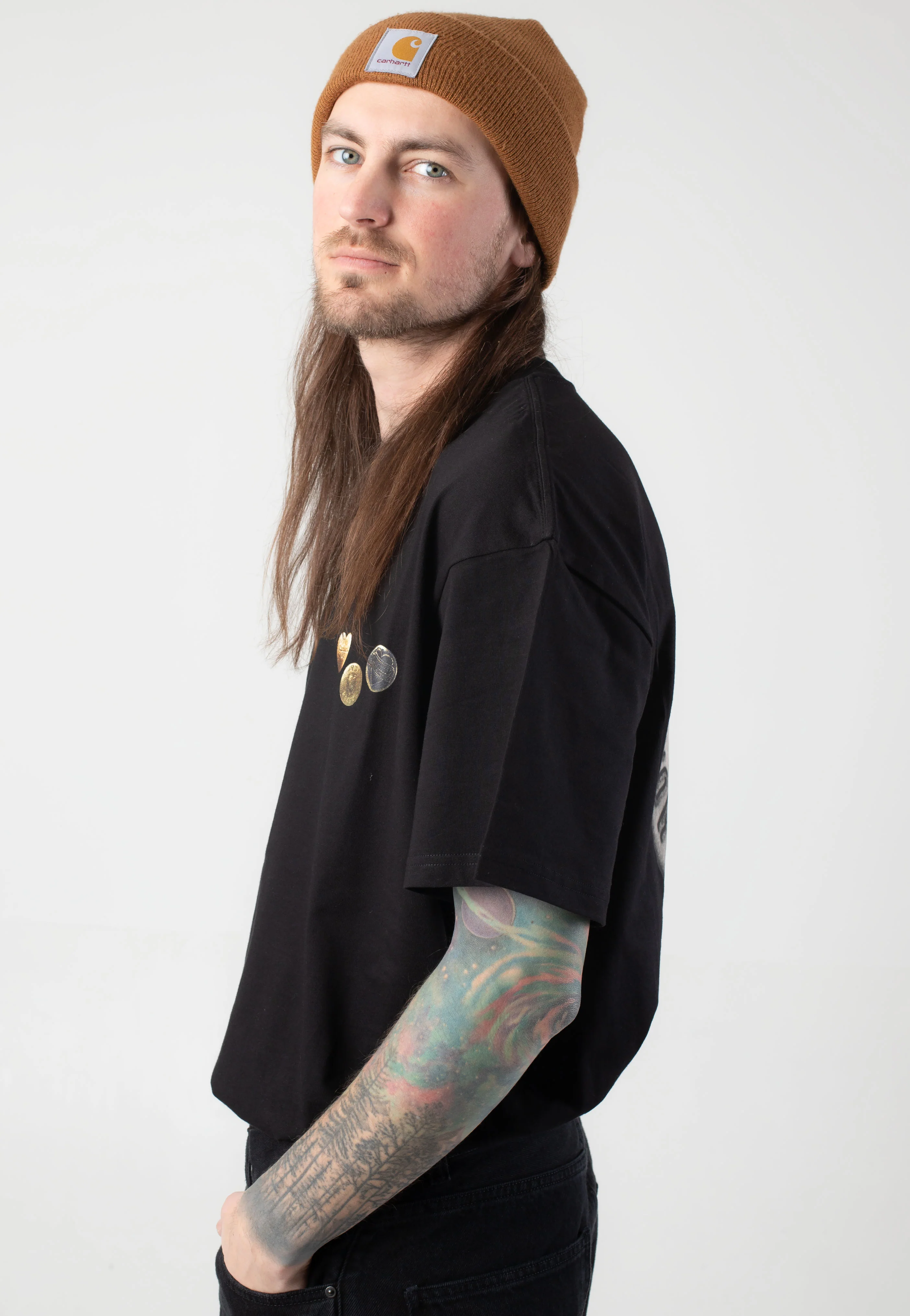 Button Black - T-Shirt - Image 4