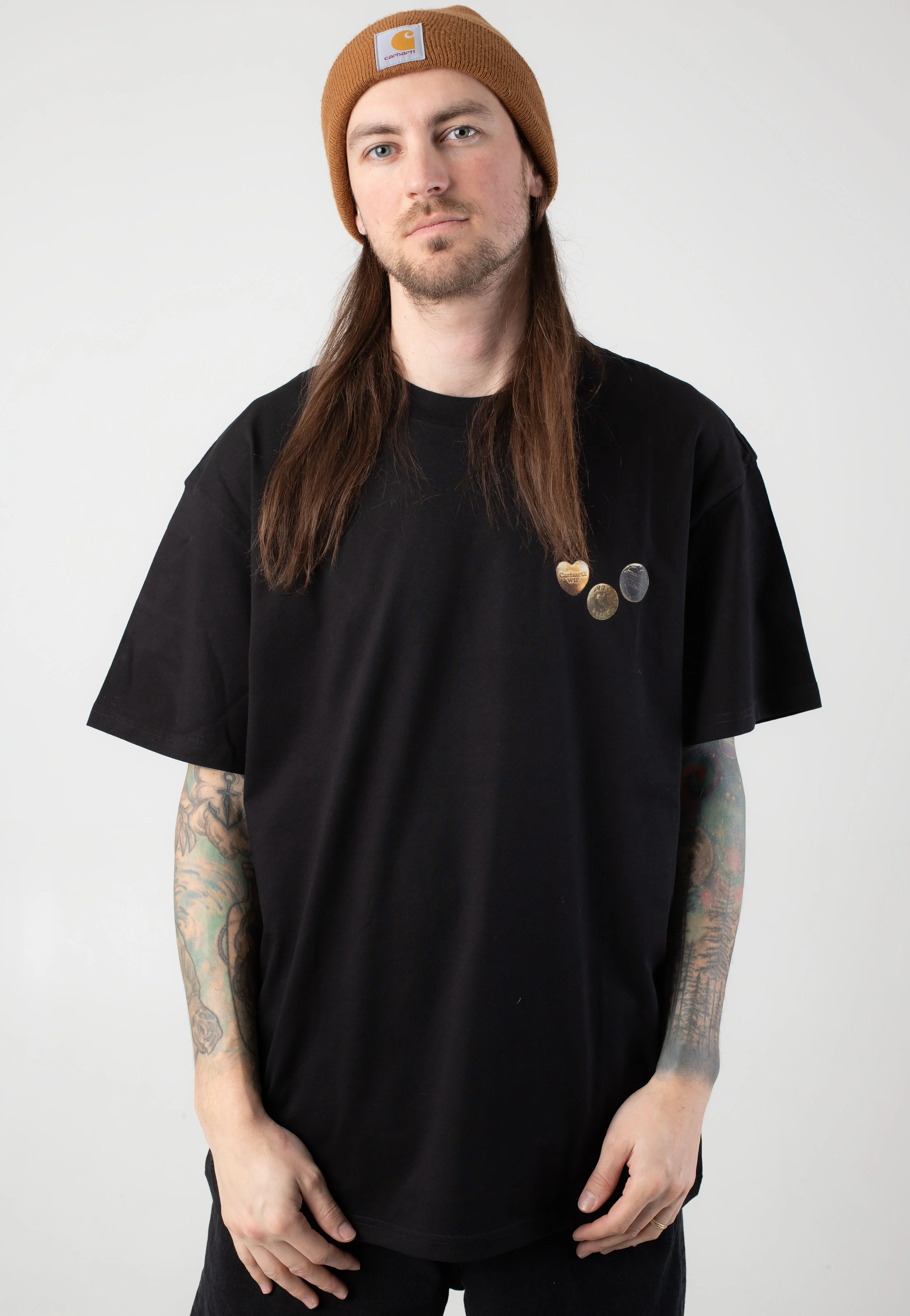 Button Black - T-Shirt - Image 8