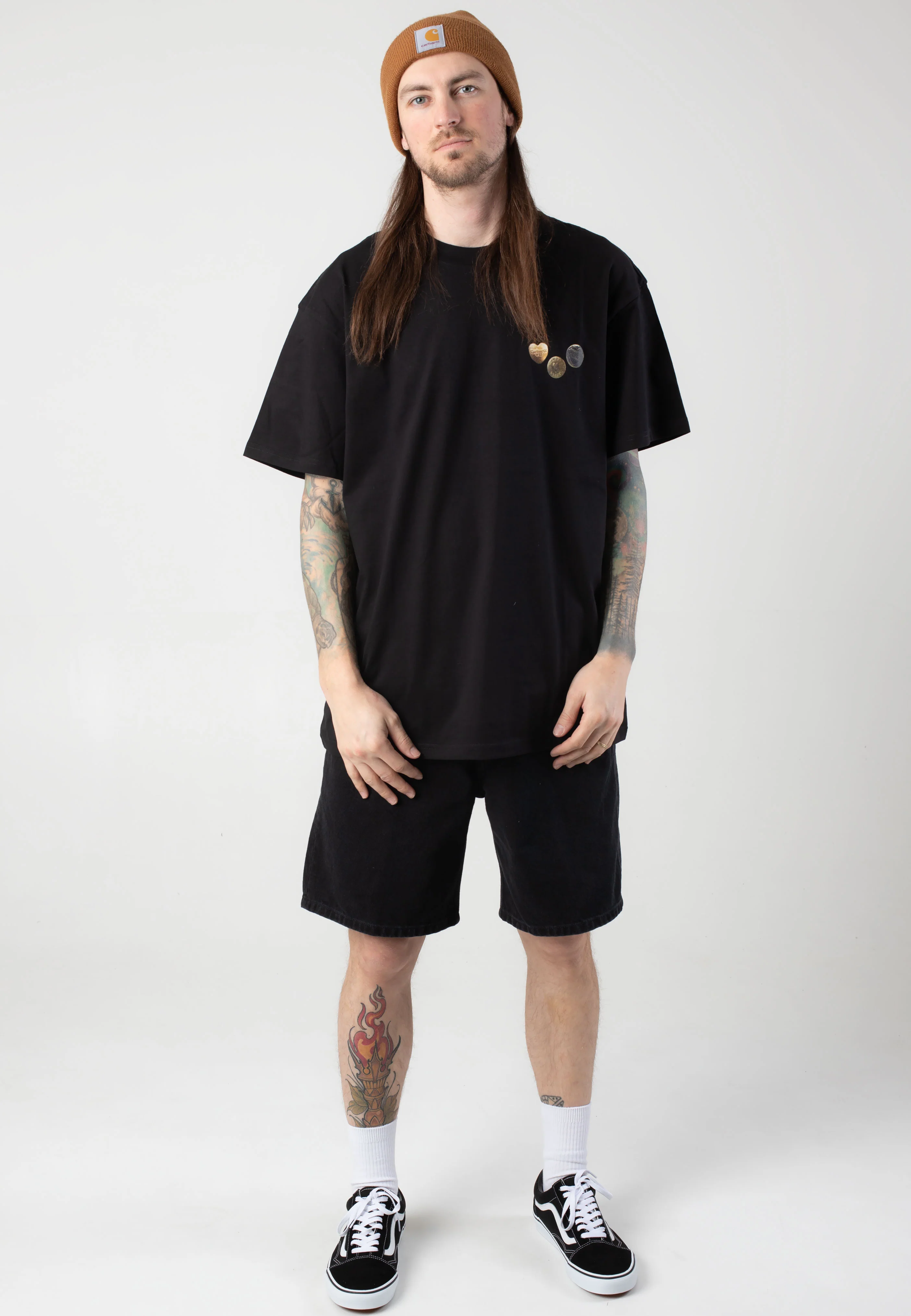 Button Black - T-Shirt - Image 9