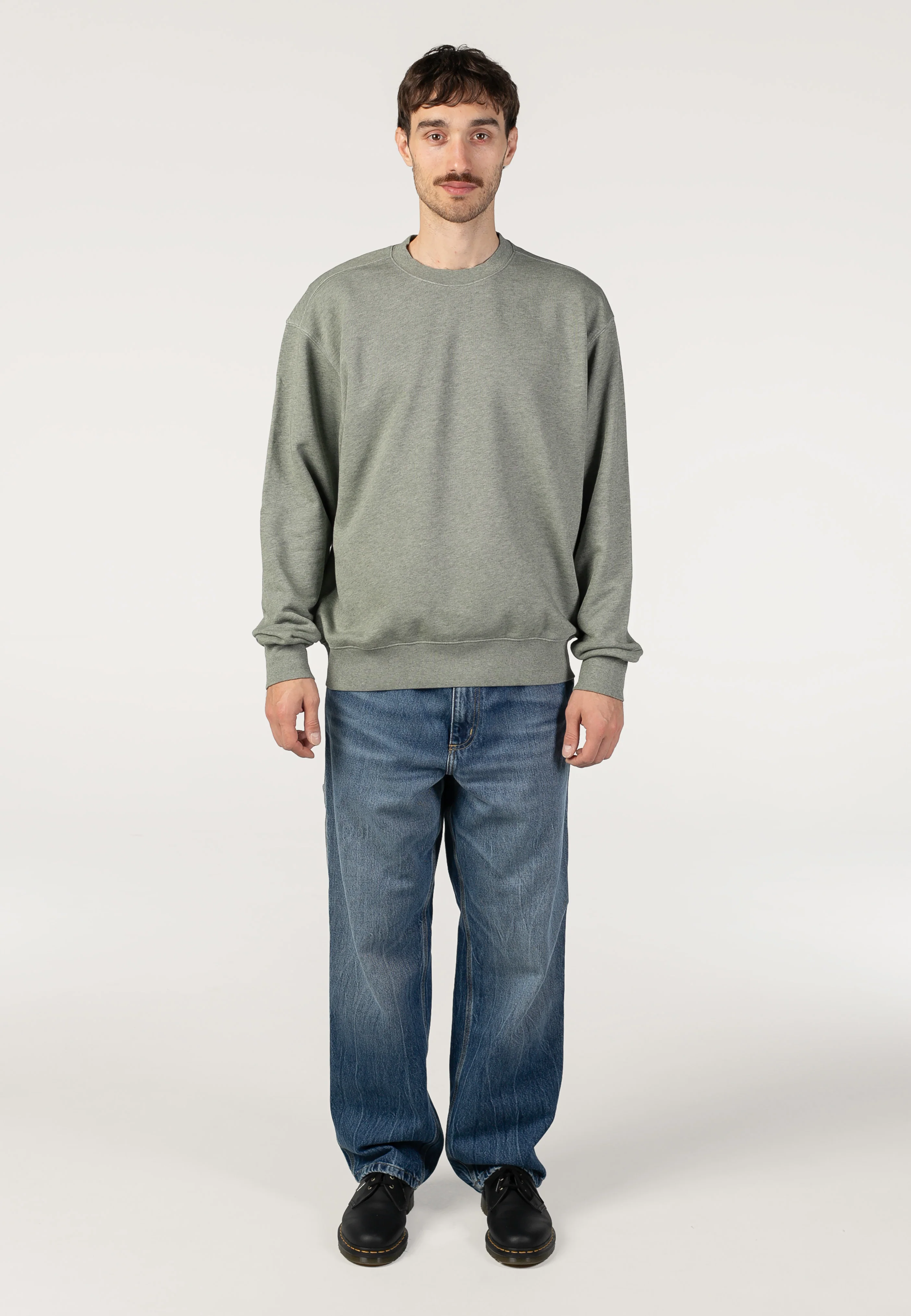 Caspian Garment Dyed Shady Green Heather - Sweater - Image 8