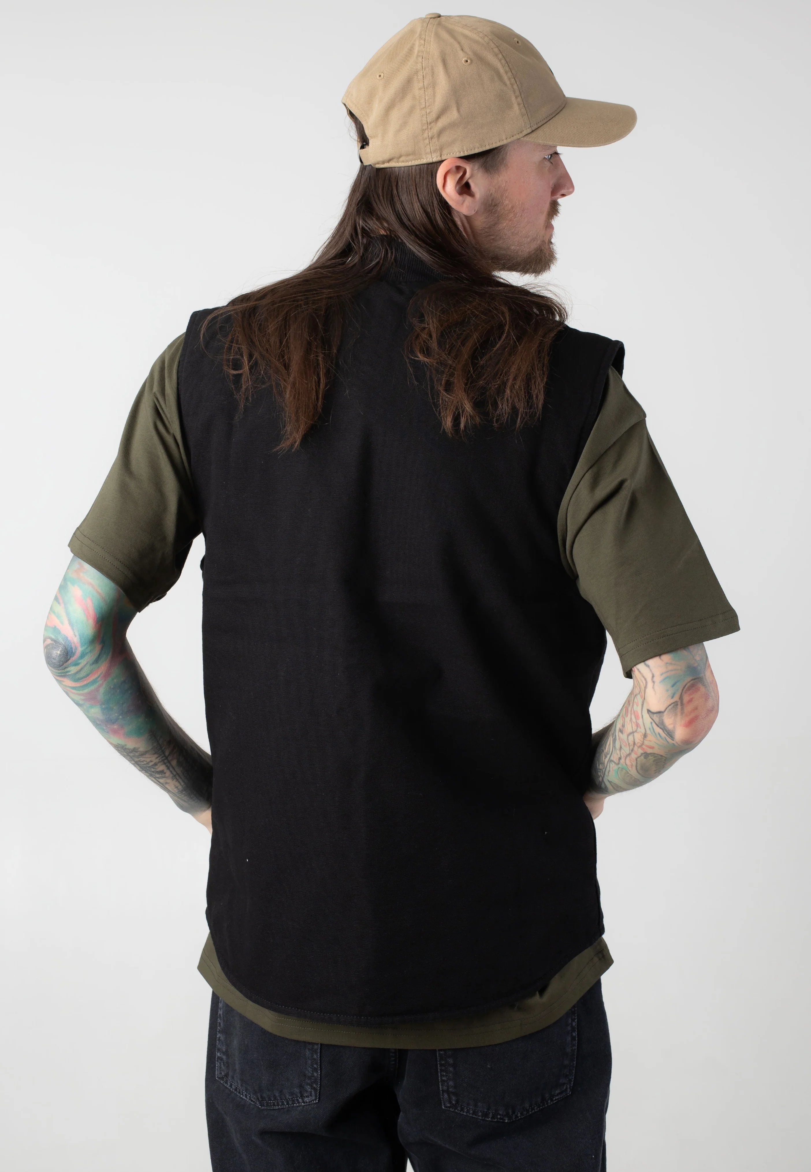 Classic Black Rinsed - Vest - Image 2
