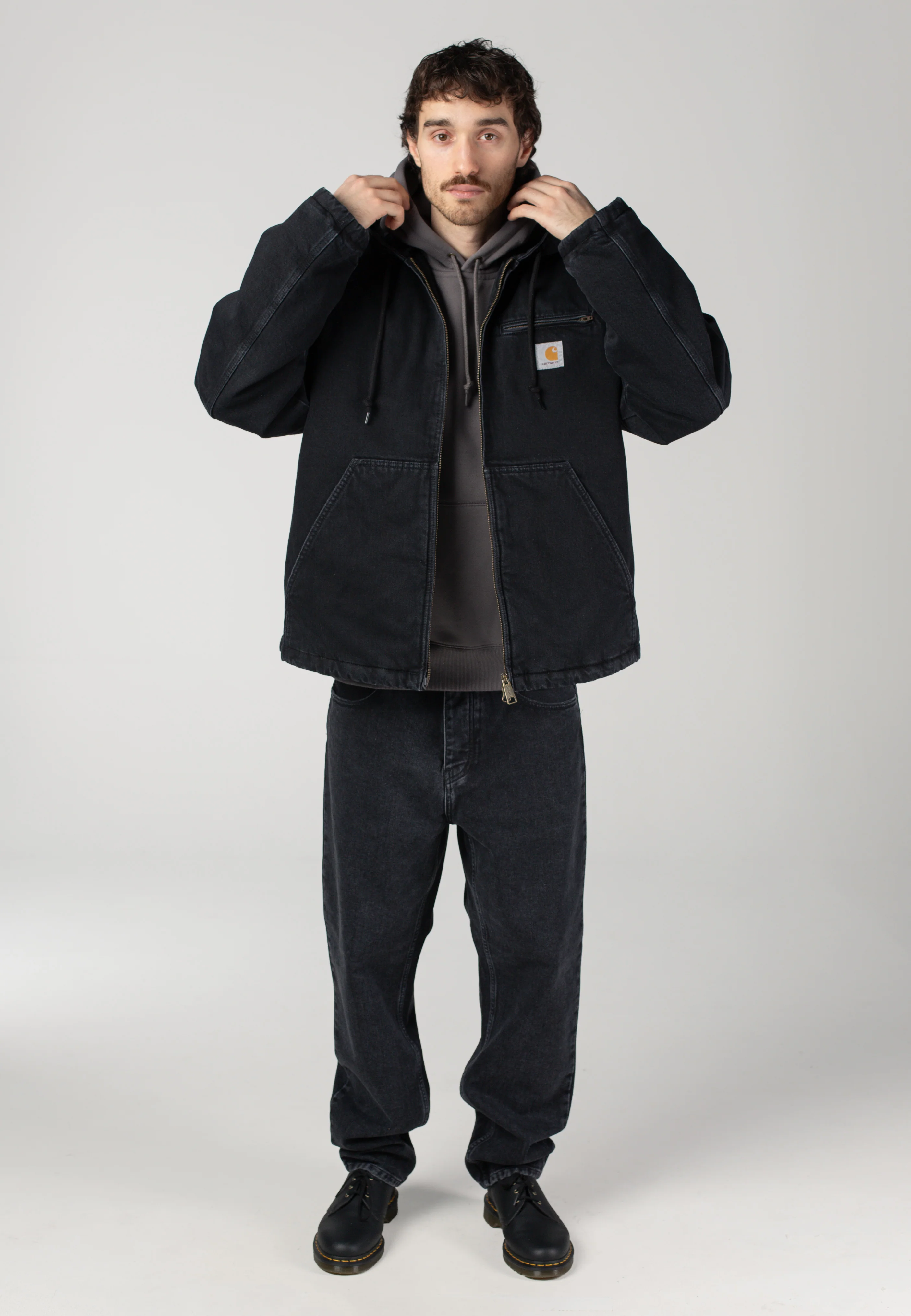 Cleveland Stone Washed Black - Jacket - Image 2