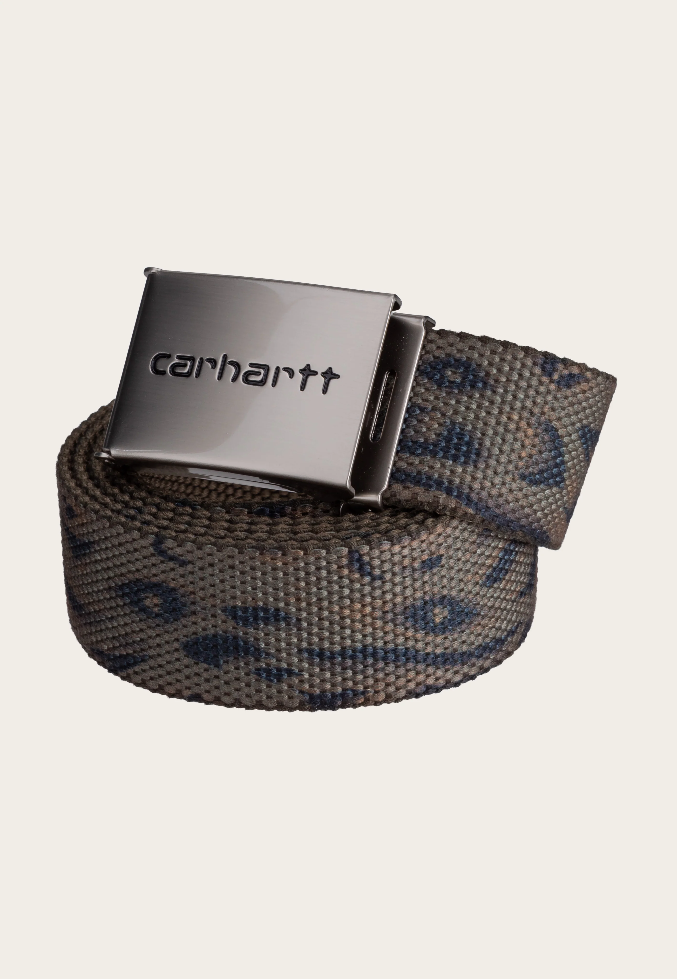 Clip Chrome Duck Feather Print Cypress - Belt - Image 2