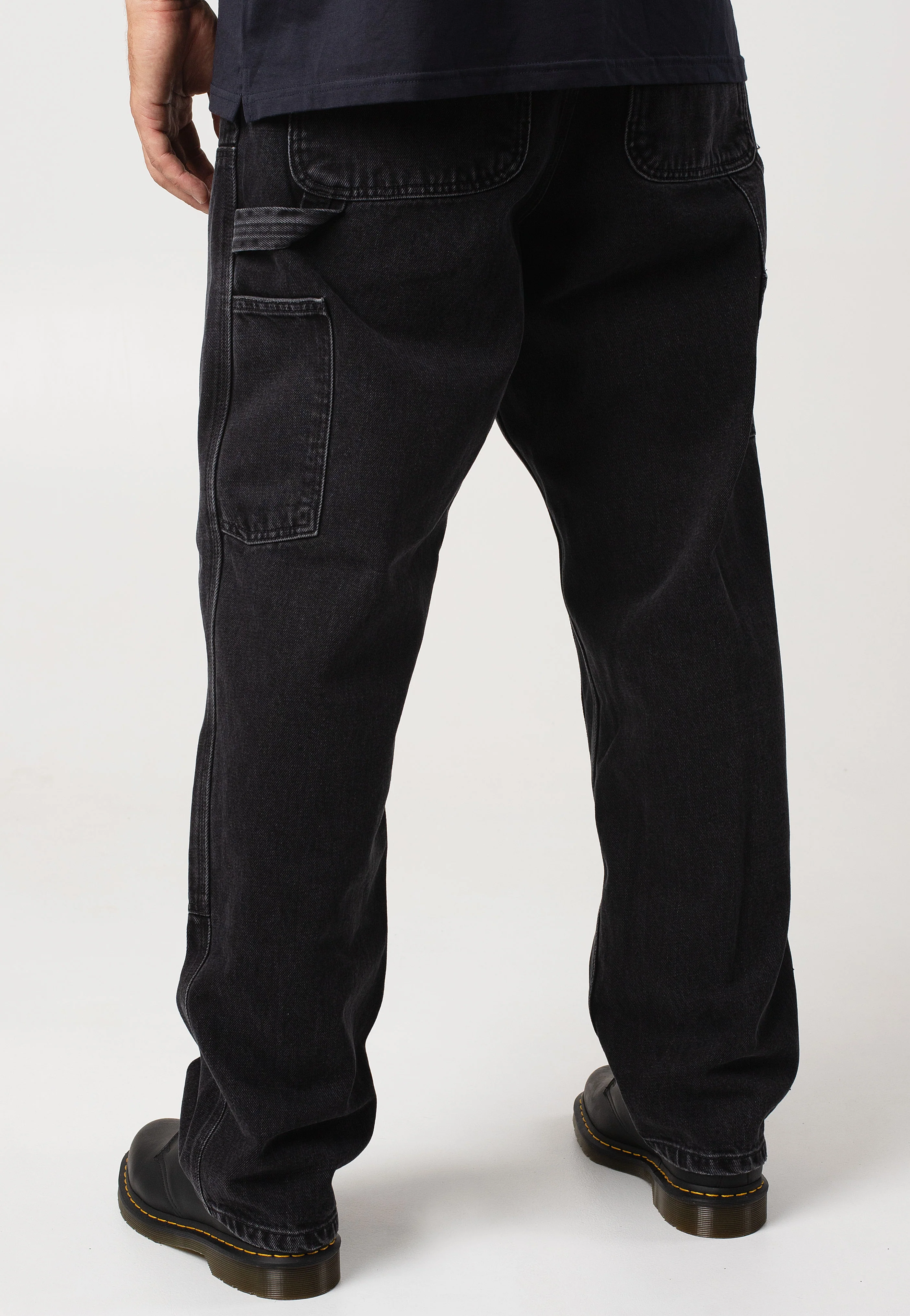 Double Knee Stone Washed Black - Jeans - Image 5