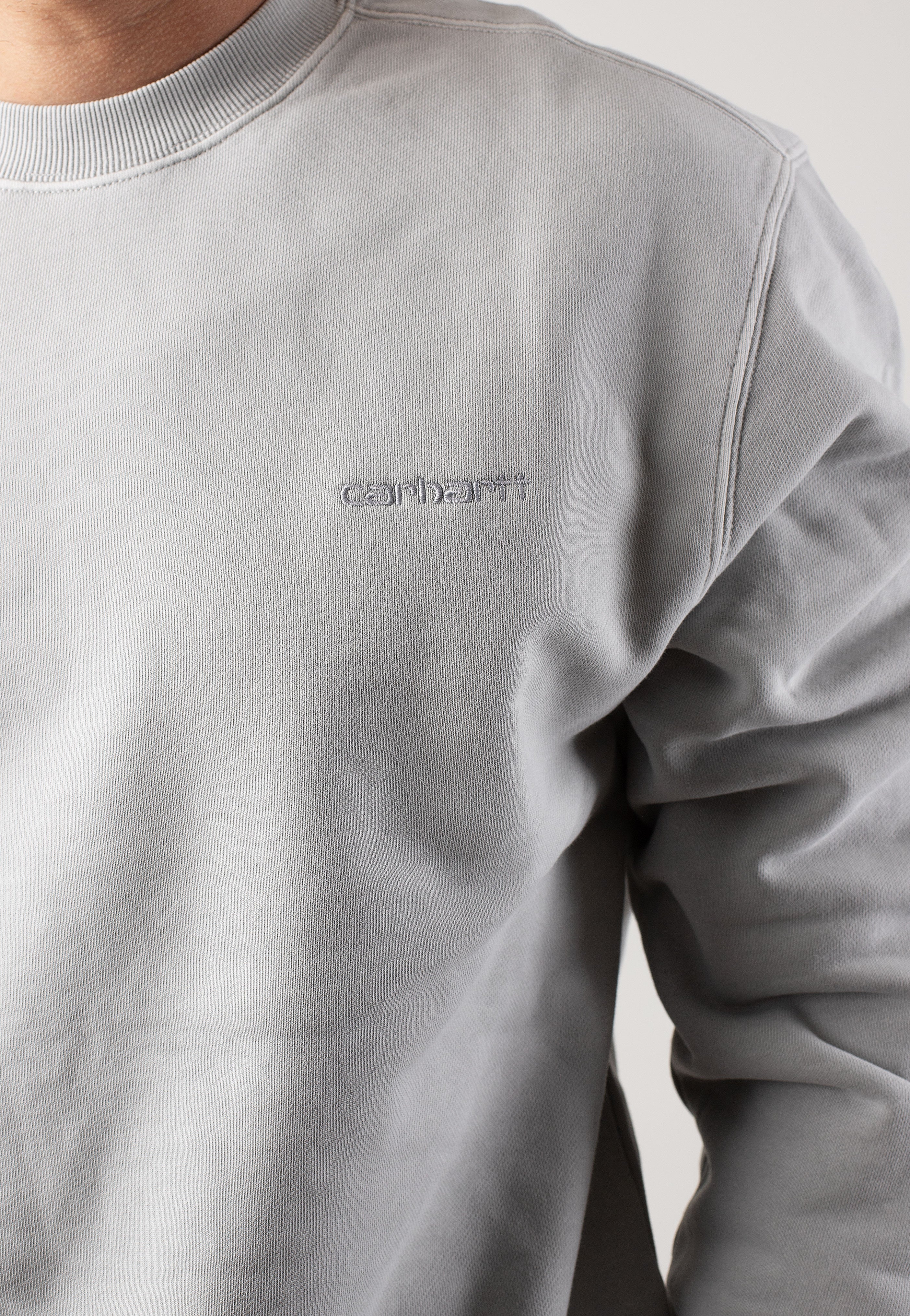 Duster Script Garment Dyed Basalt - Sweater - Image 2