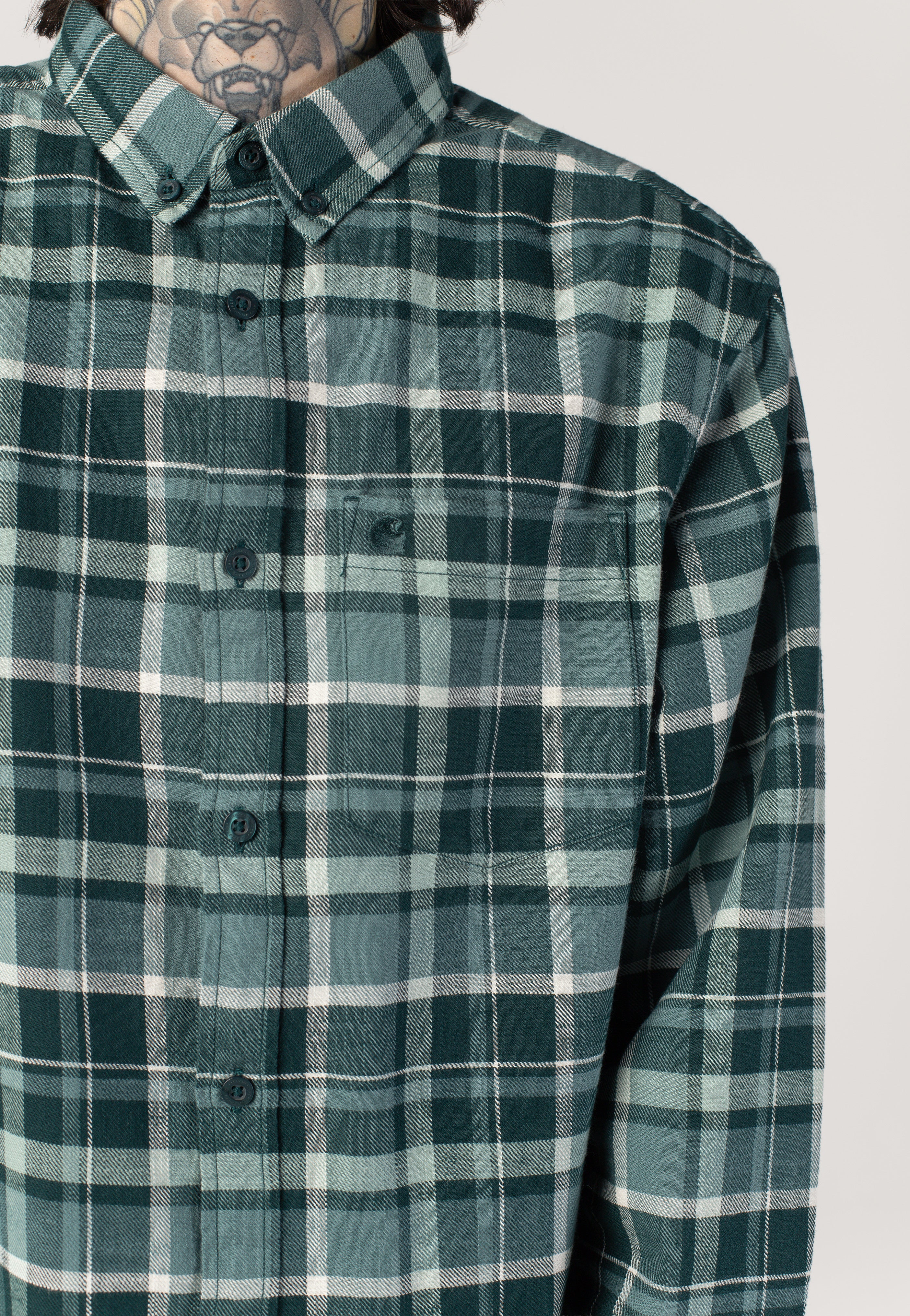 Fendrick Fendrick Check/Deep Lagoon - Shirt - Image 6